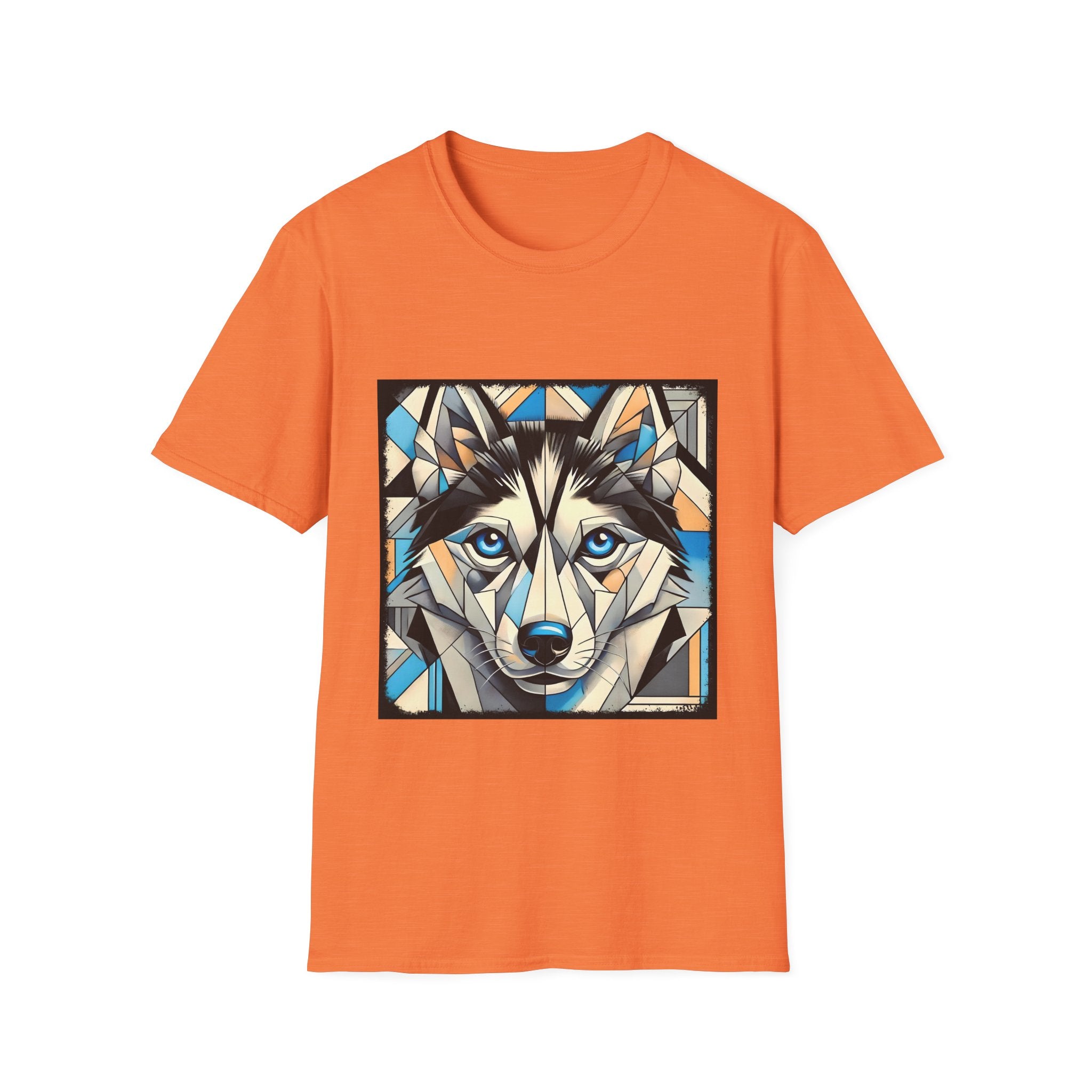 Siberian Husky Bold Geometric | Unisex Dog T-Shirt