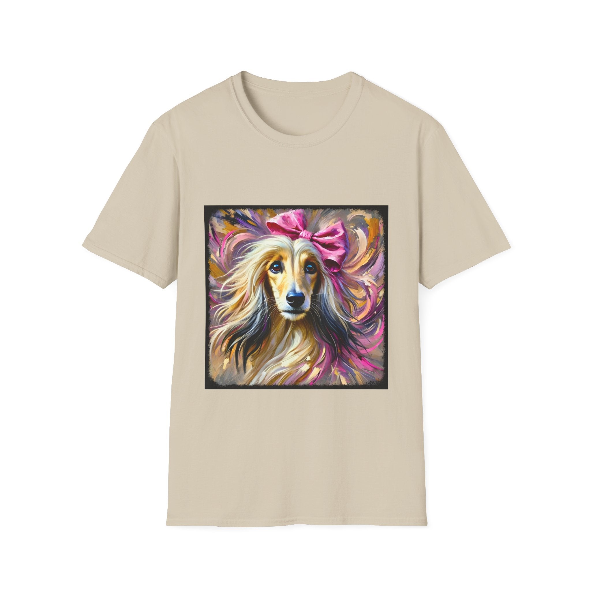 Afghan Hound Vivid Classic | Unisex Dog T-Shirt