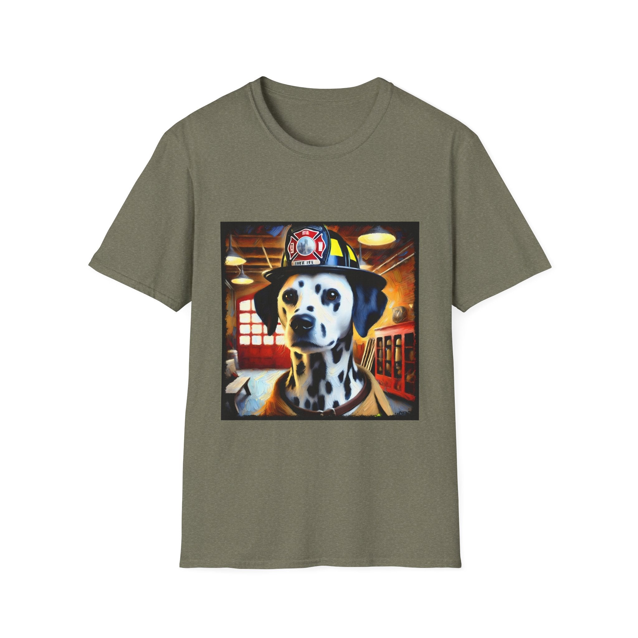 Dalmatian Fire Rescue Classic | Unisex Dog T-Shirt