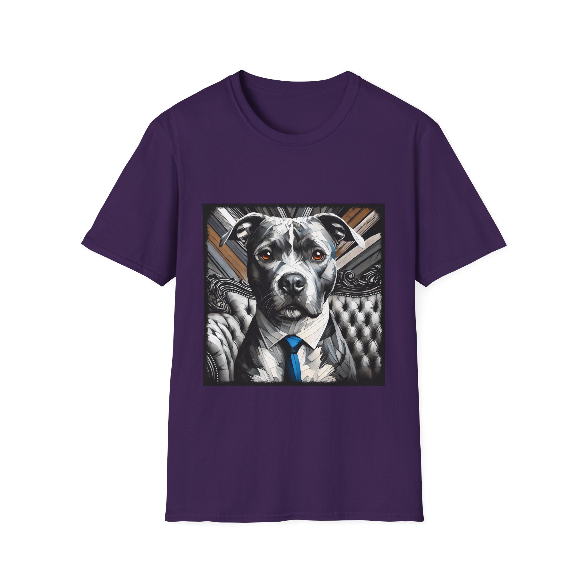 American Pit Bull Terrier B&W Bold Eyes | Unisex Dog T-Shirt