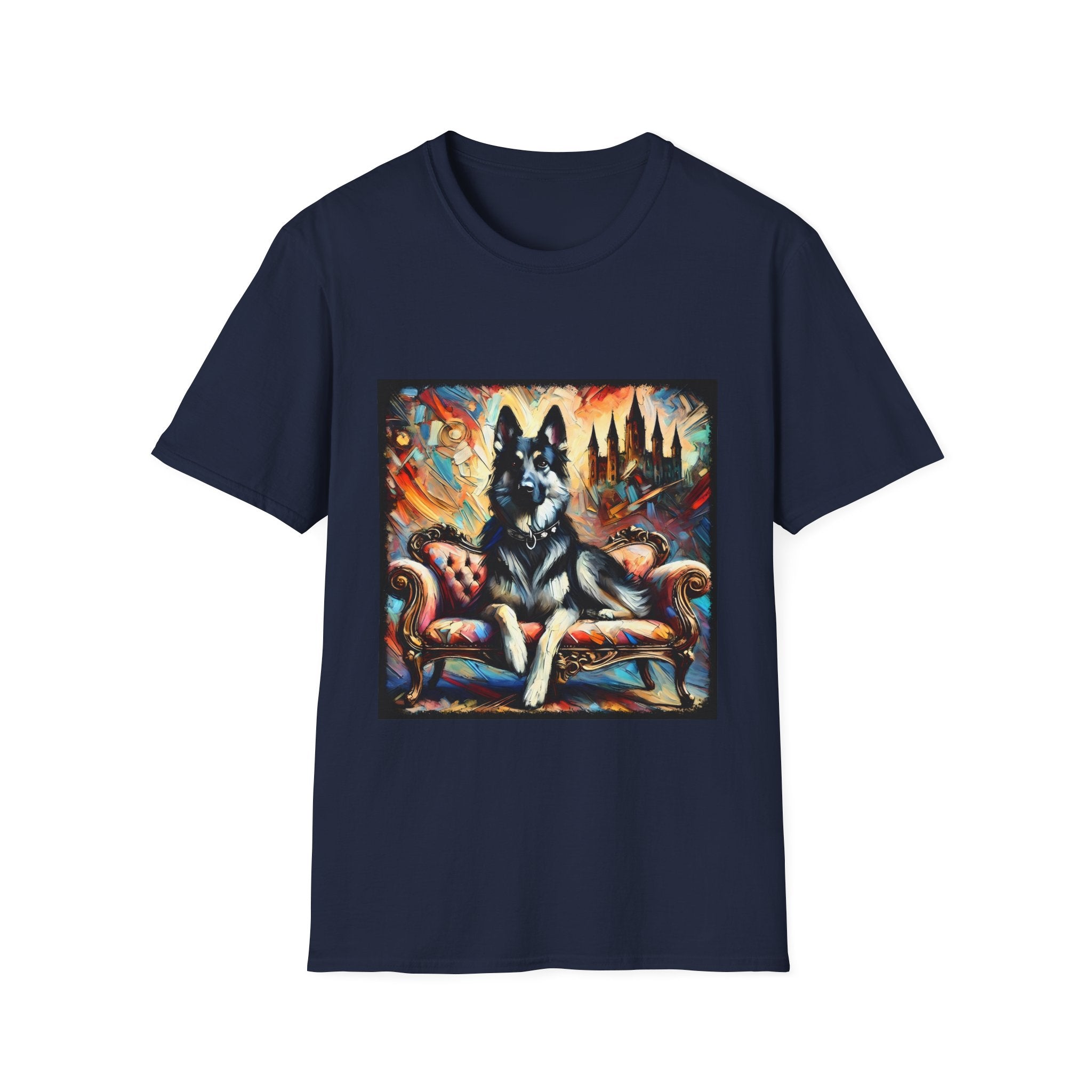 German Shepherd Vibrant Classic | Unisex Dog T-Shirt