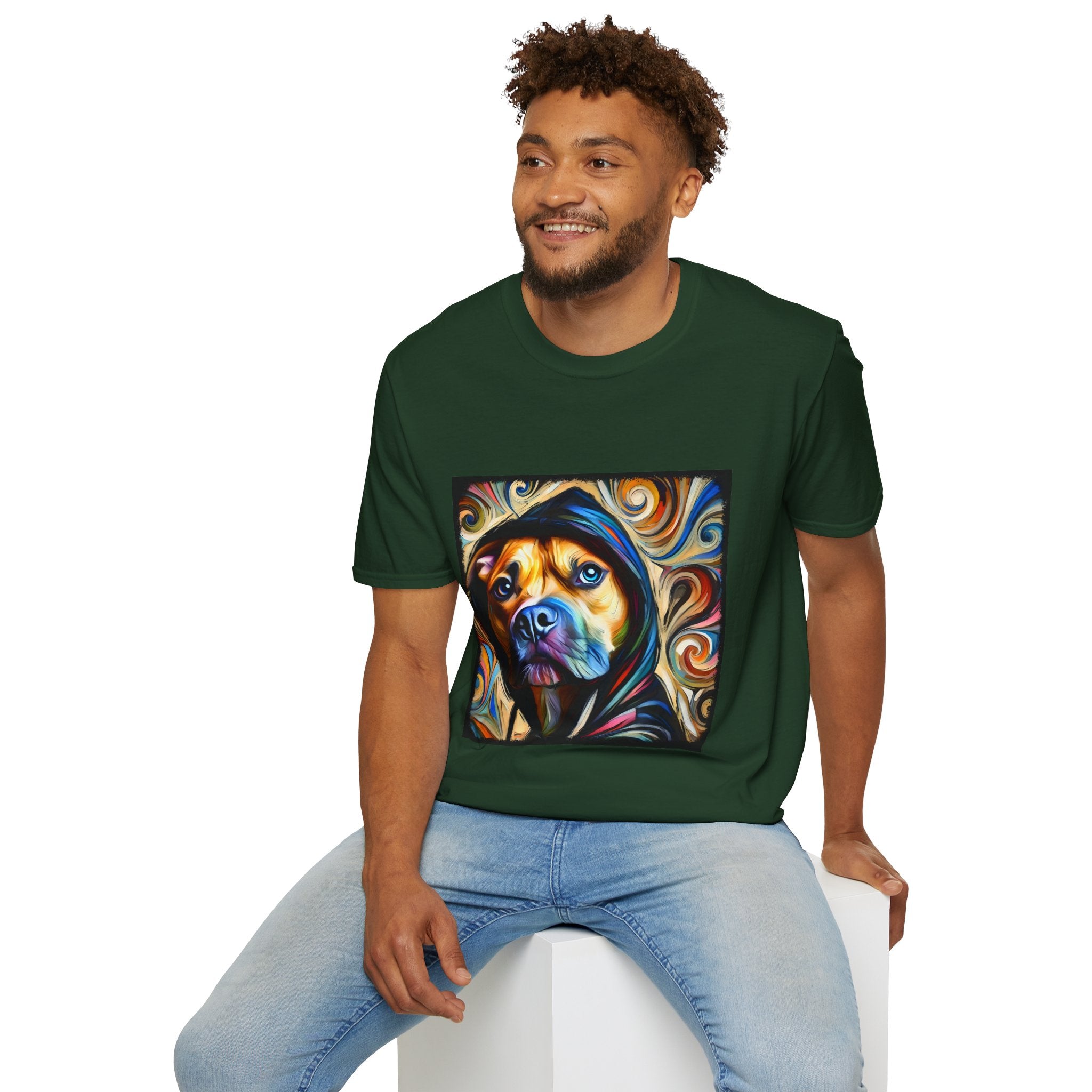 American Pit Bull Terrier Relaxed Swirl | Unisex Dog T-Shirt