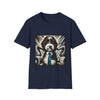 Aussiedoodle B&W Bold Tie | Unisex Dog T-Shirt