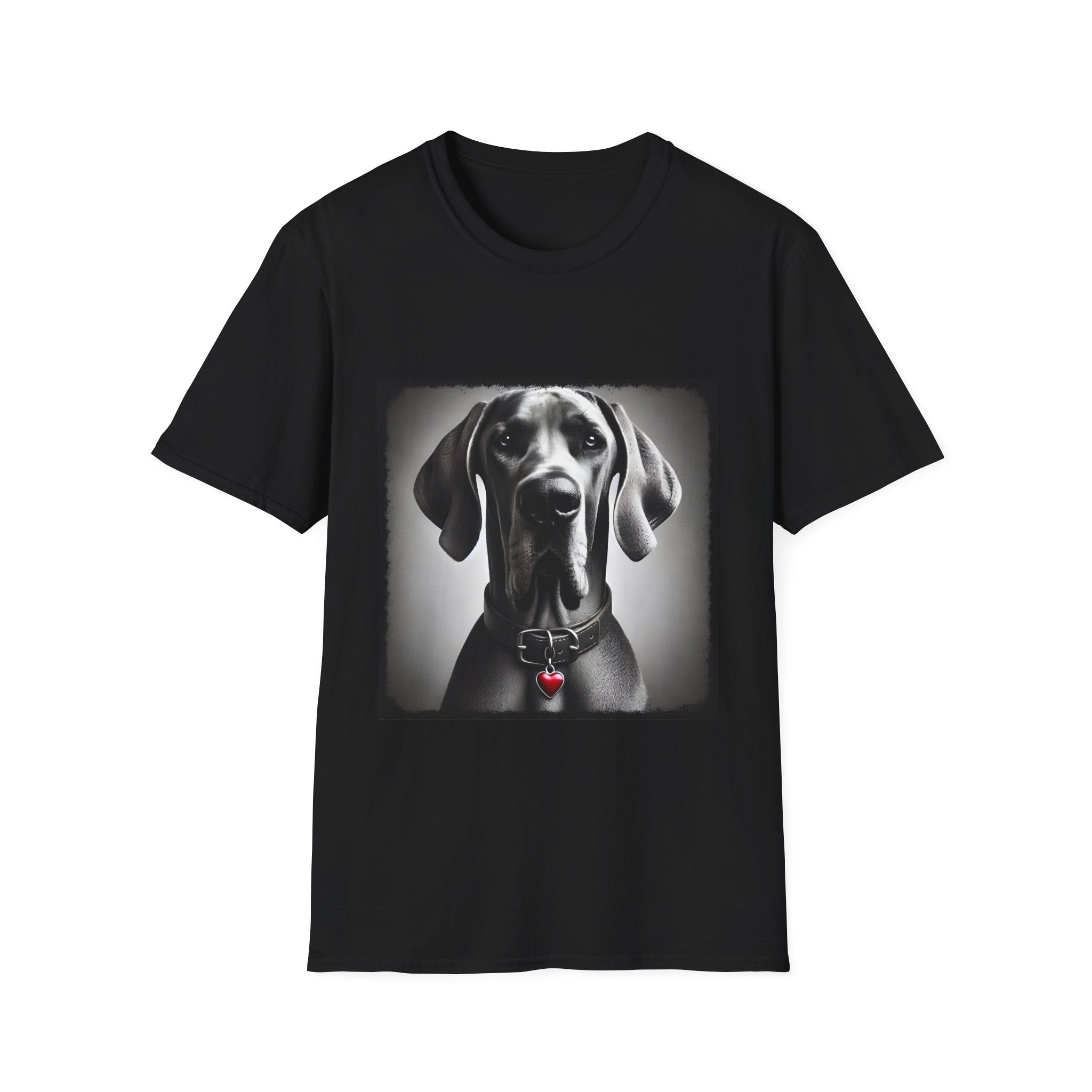 Great Dane Heart Charm | Unisex Dog T-Shirt