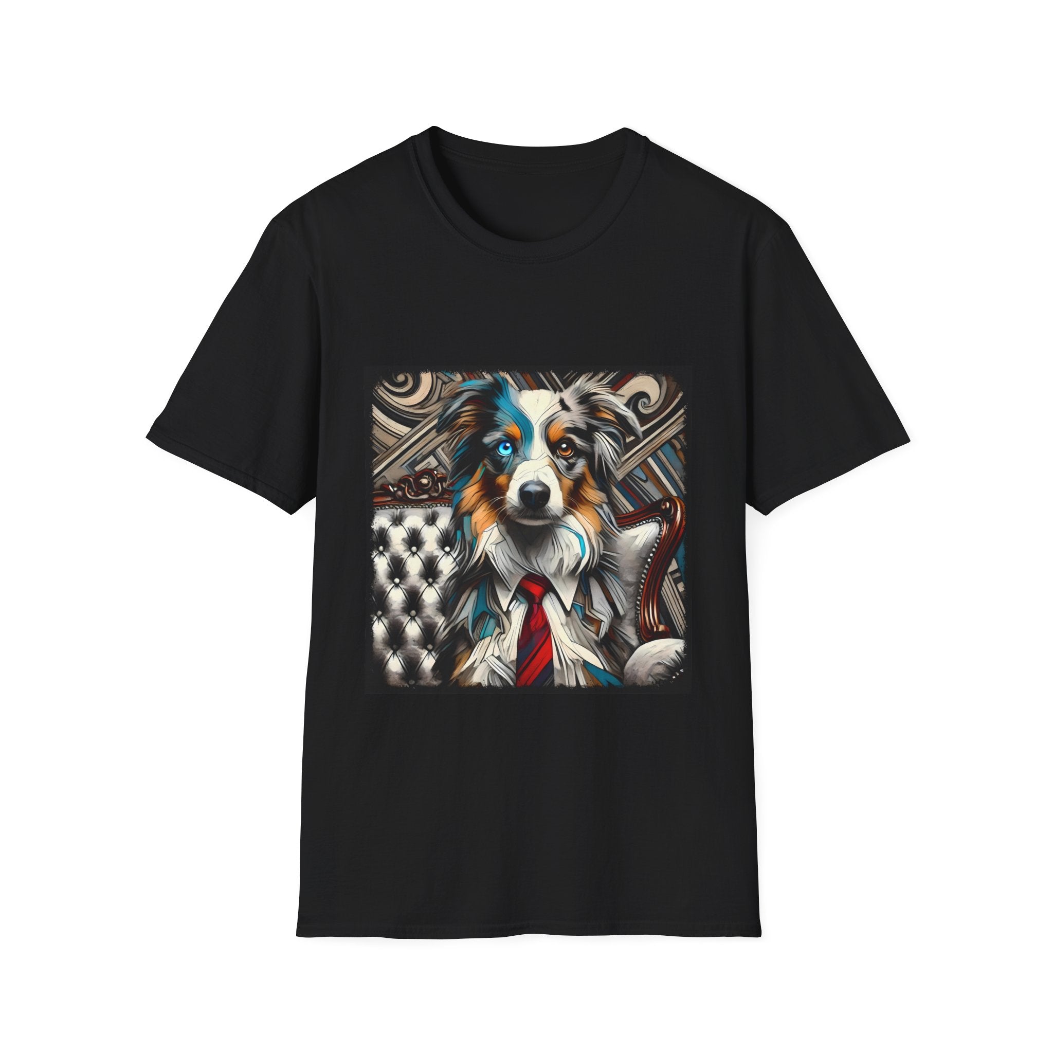 Miniature American Shepherd Bold Gentleman |  Unisex Dog T-Shirt