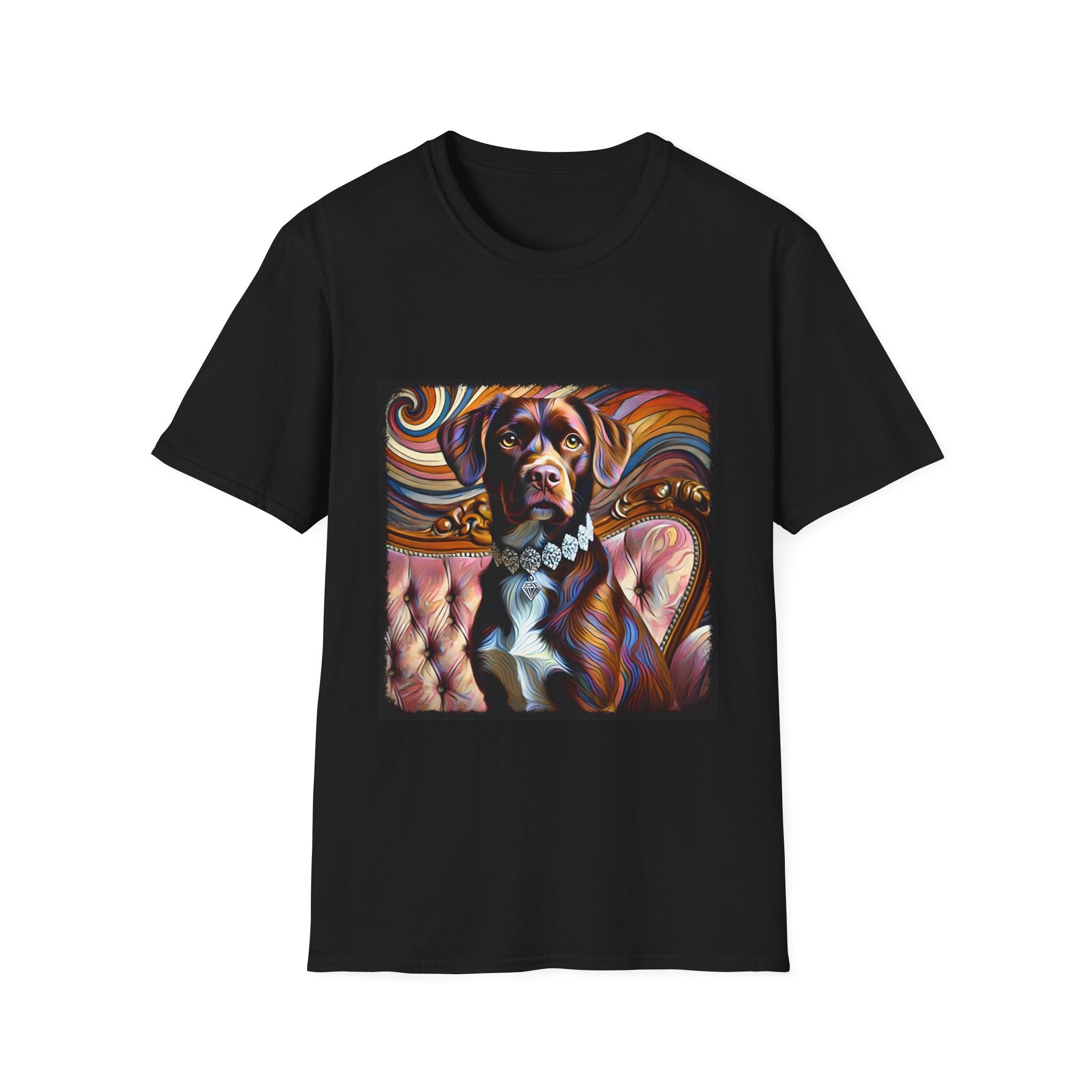 Labrador Retriever Vivid Swirl | Unisex Dog T-Shirt