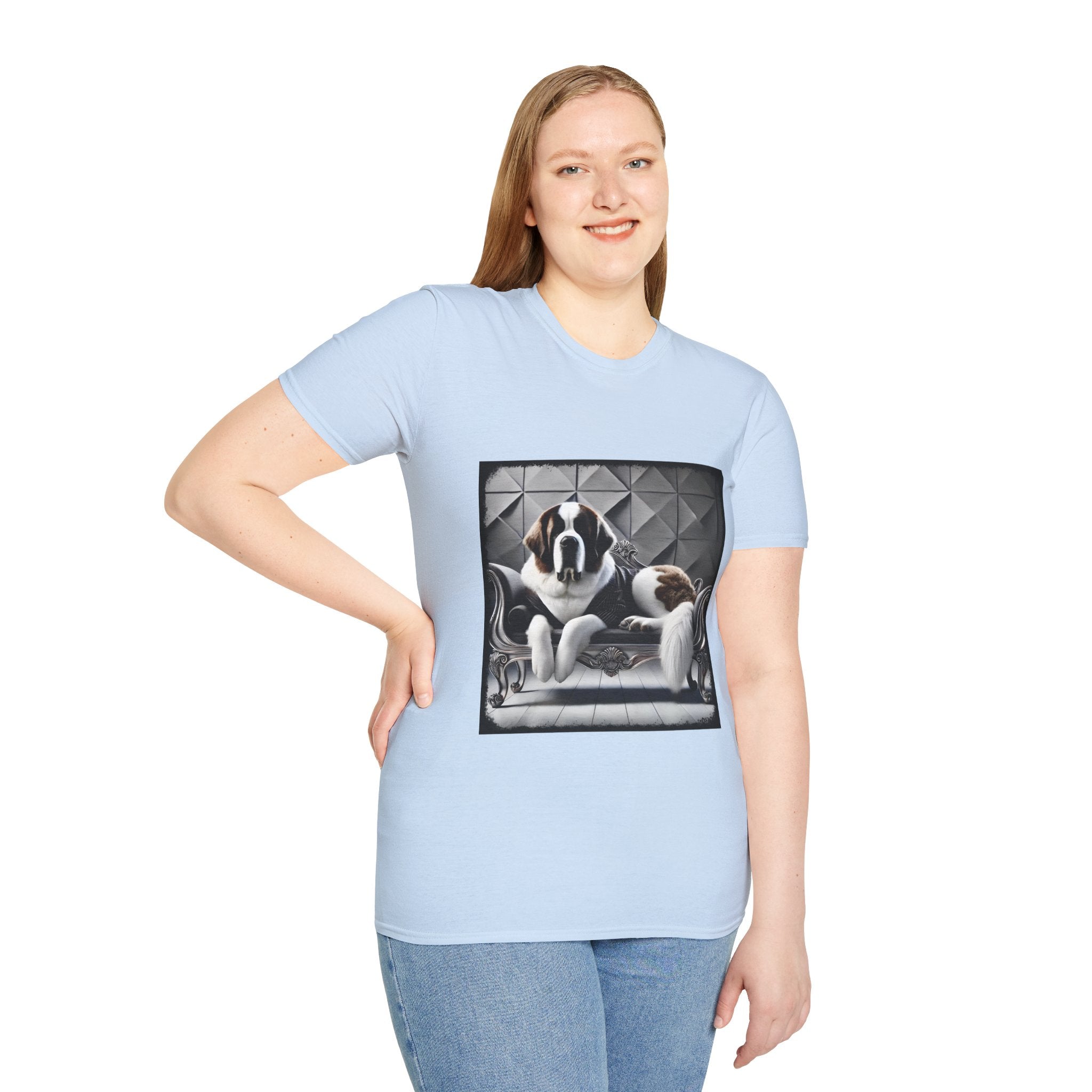 Saint Bernard Tux Luxe | Unisex Dog T-Shirt