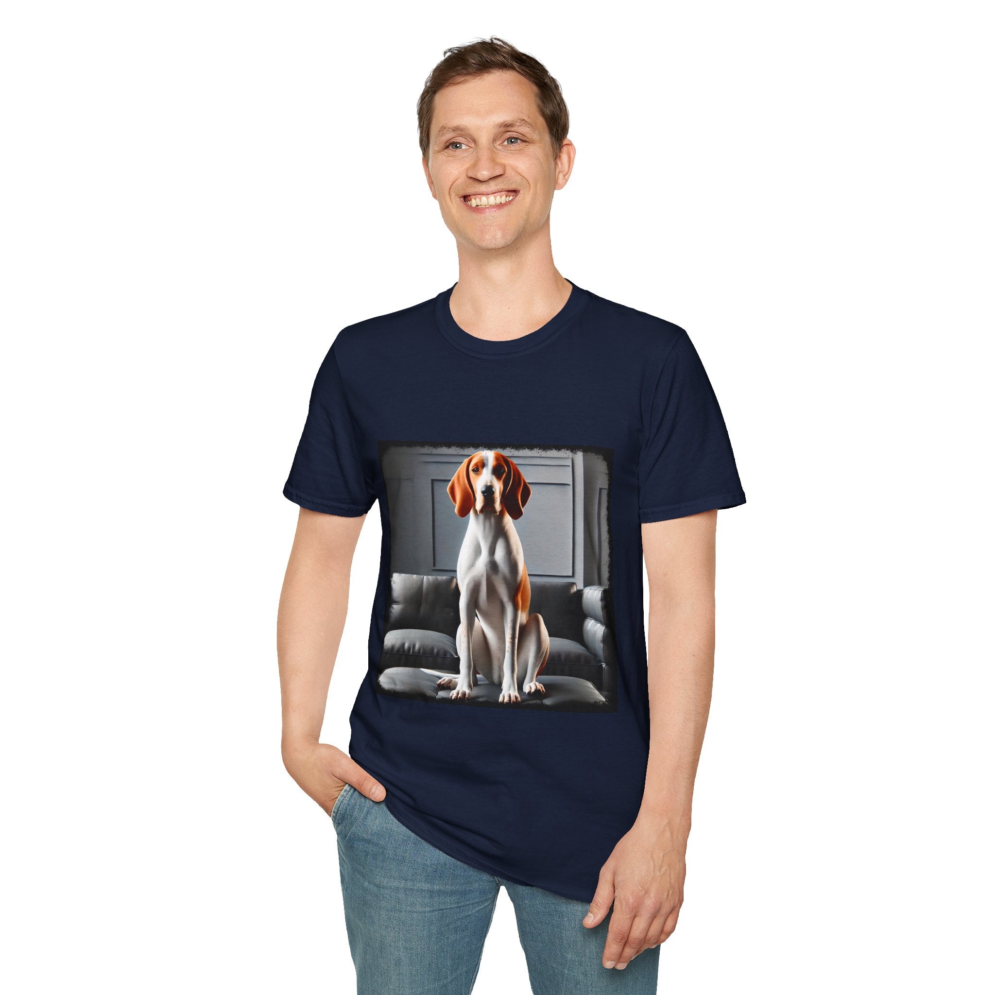 Coonhound Modern Muse  | Unisex Dog T-Shirt
