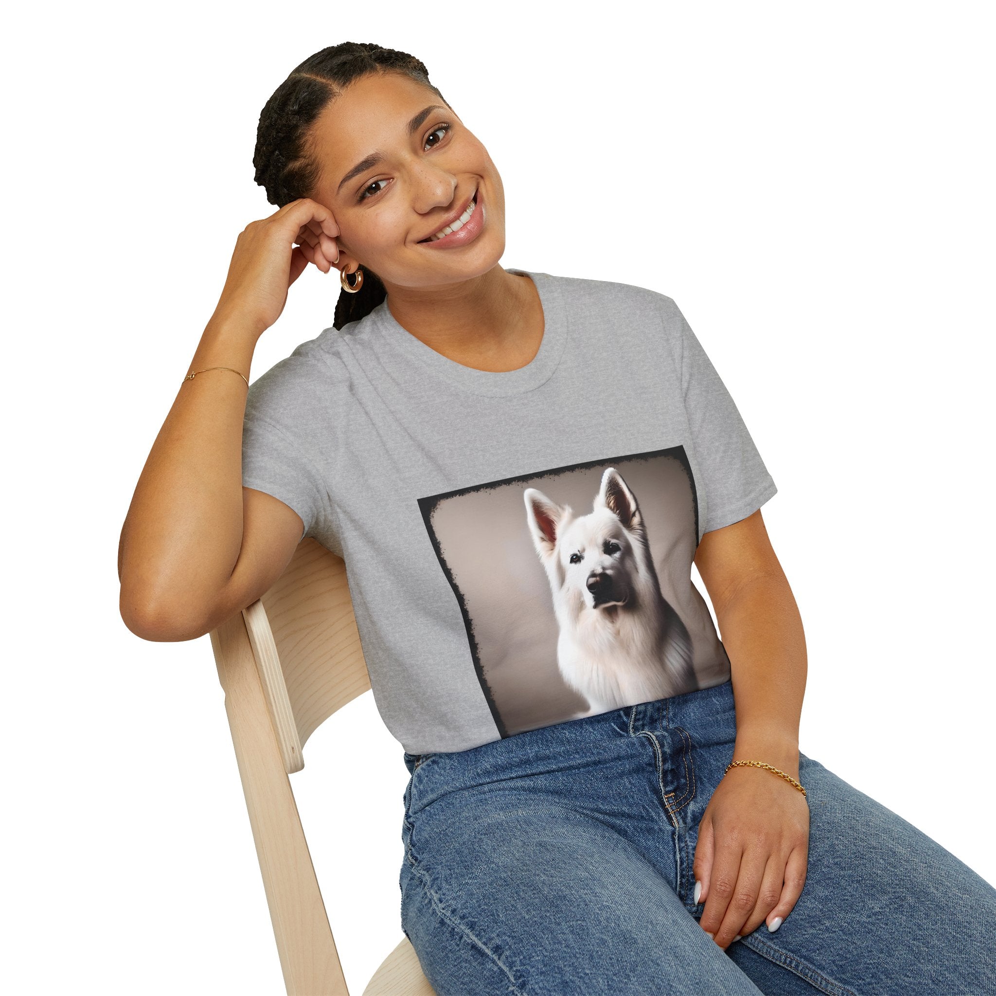 German Shepherd Pure Portrait  | Unisex Dog T-Shirt