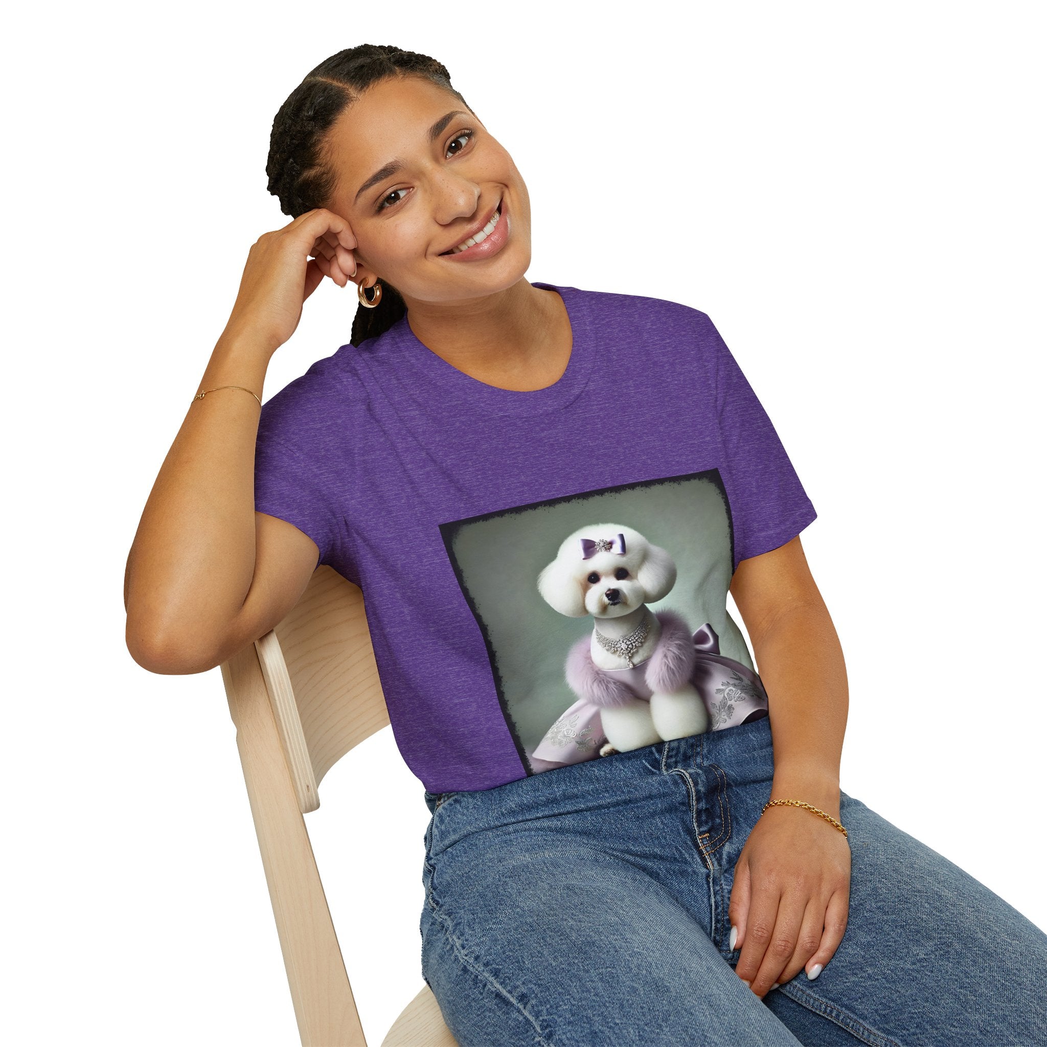 Bichon Frise Glam Girl | Unisex Dog T-Shirt