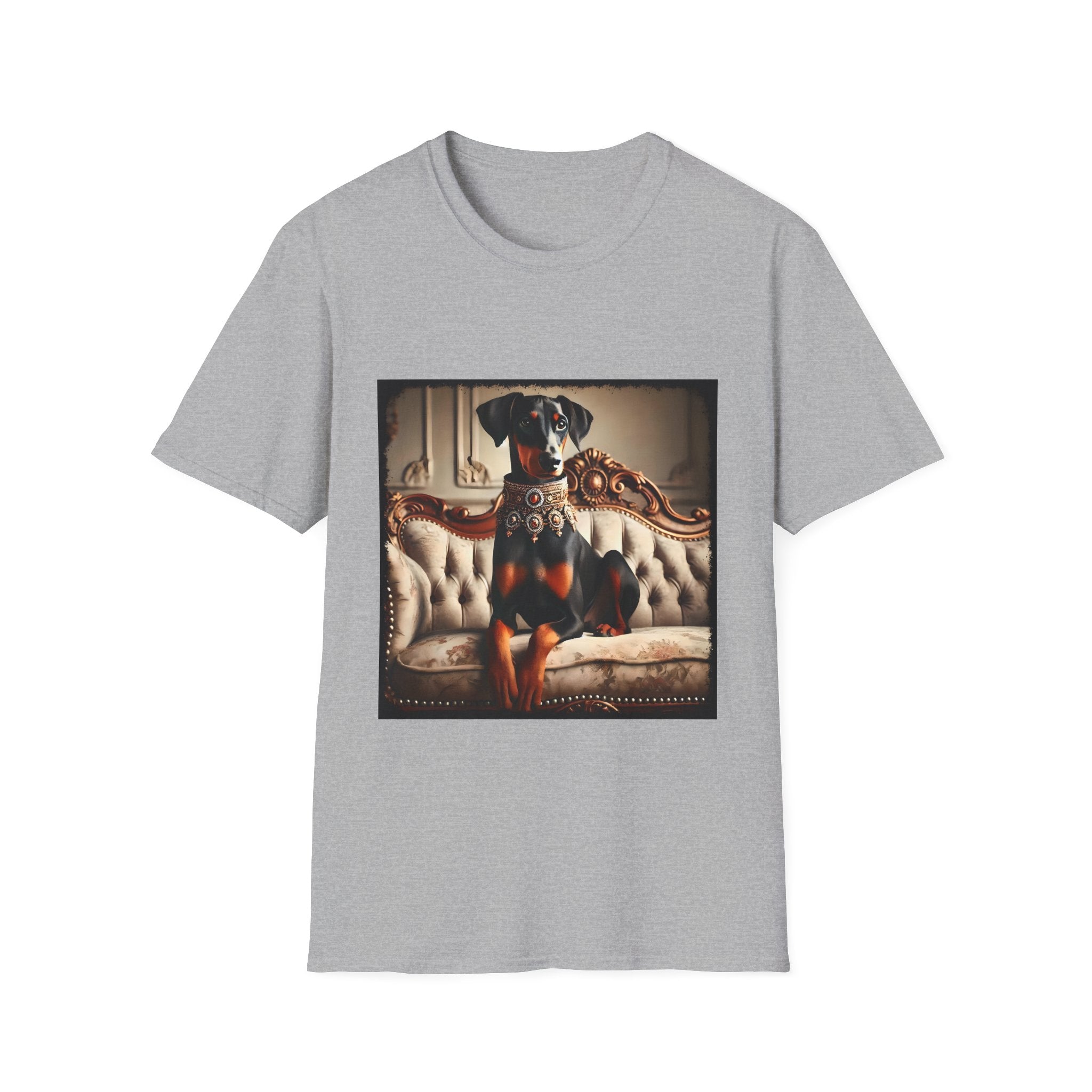 Doberman Pinscher Poised Prince | Unisex Dog T-Shirt