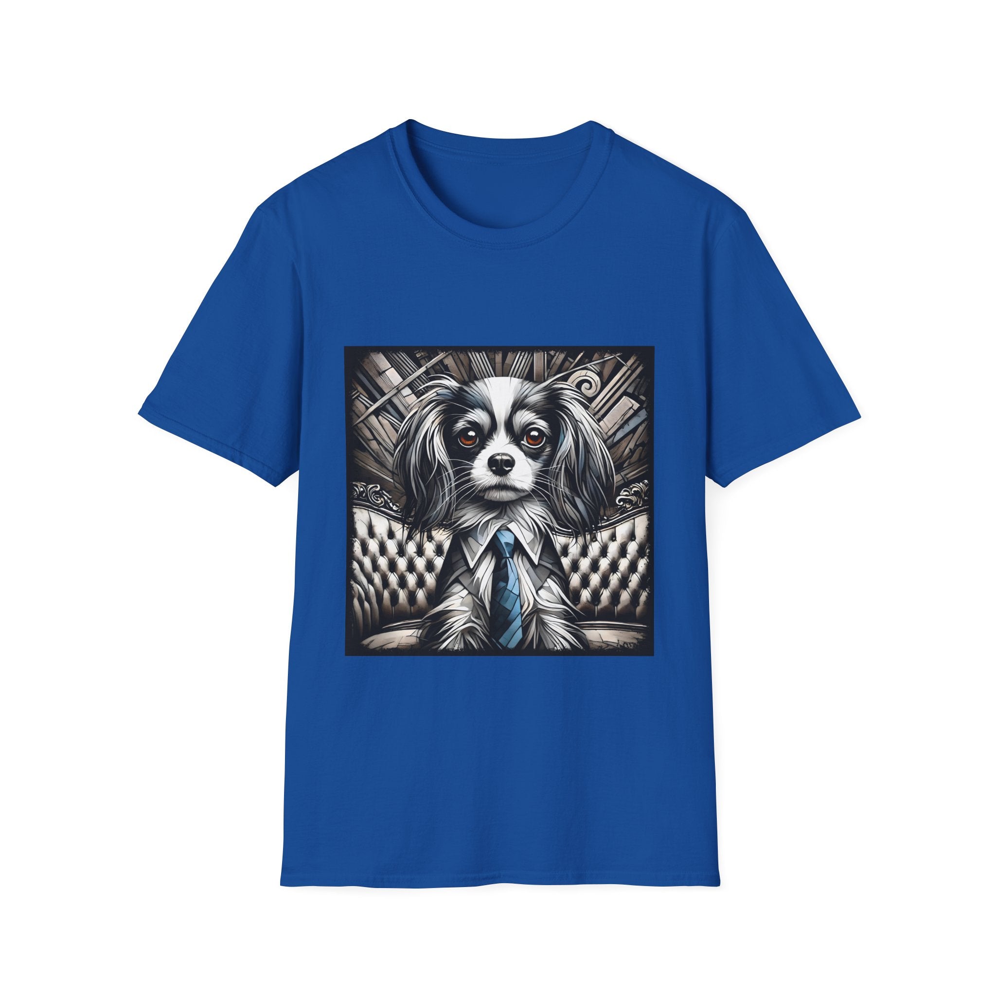 Cavalier King Charles Spaniel B&W Bold Eyes | Unisex Dog T-Shirt