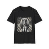 Afghan Hound B&W Bold Tie | Unisex Dog T-Shirt