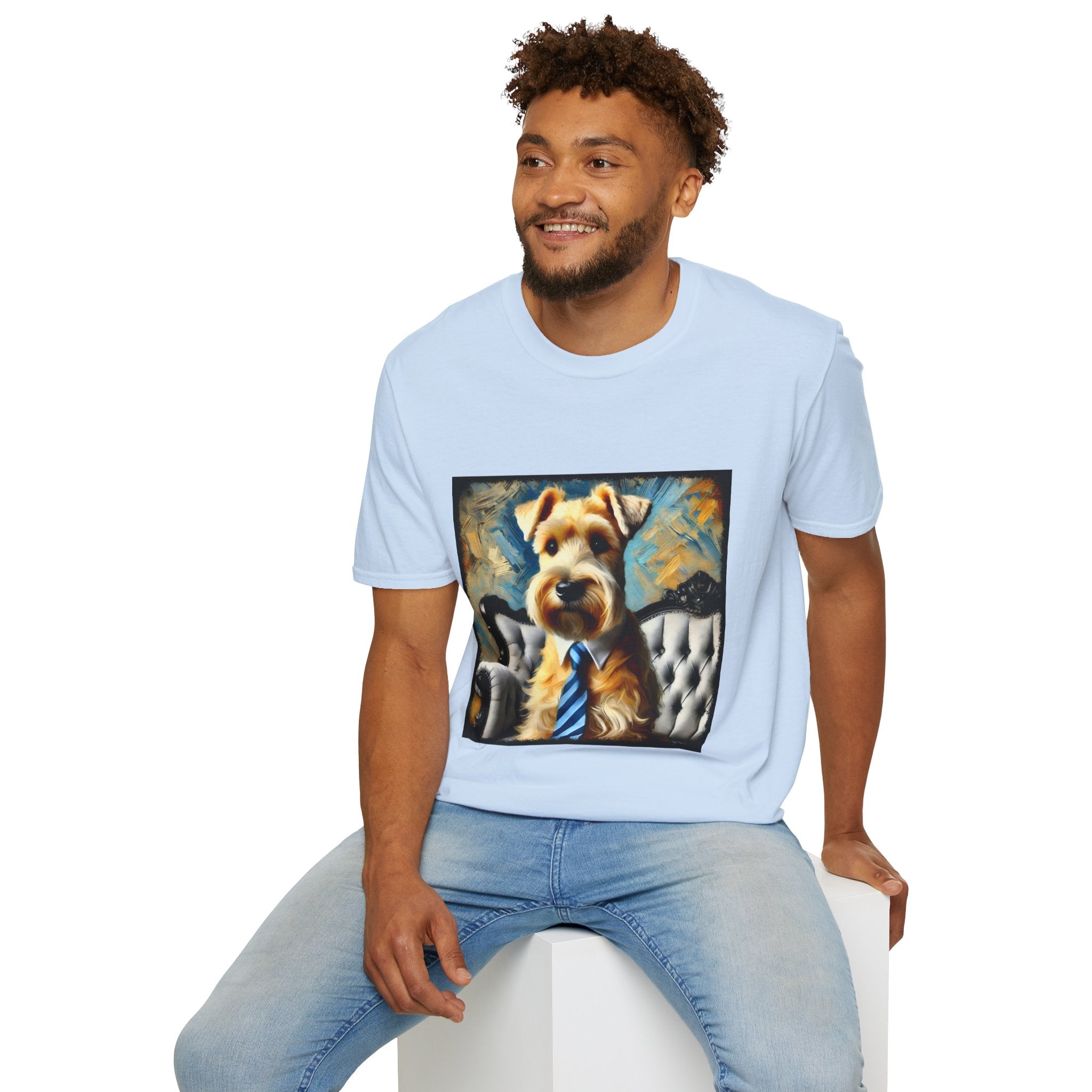 Wheaten Terrier Dapper Dawg | Unisex Dog T-Shirt