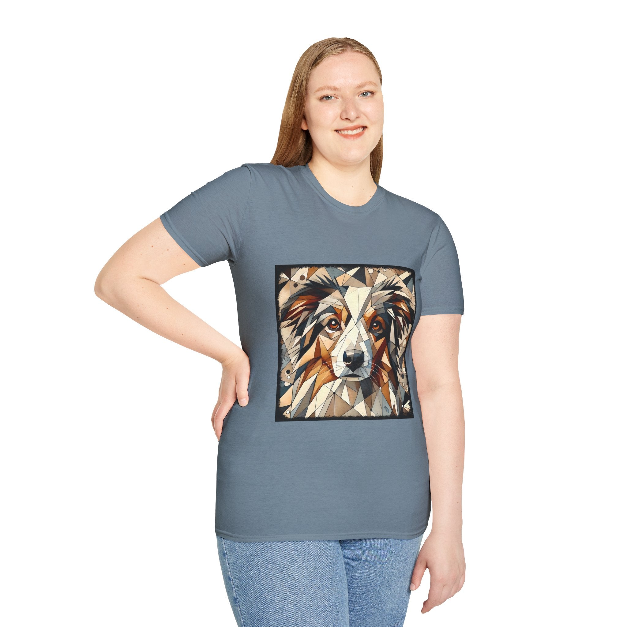 Australian Shepherd Warm Geometric | Unisex Dog T-Shirt