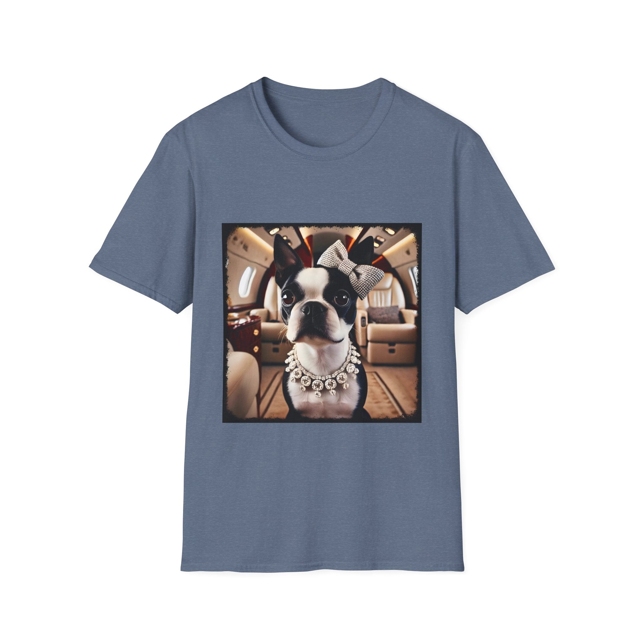 Boston Terrier Jet Setter | Unisex Dog T-Shirt