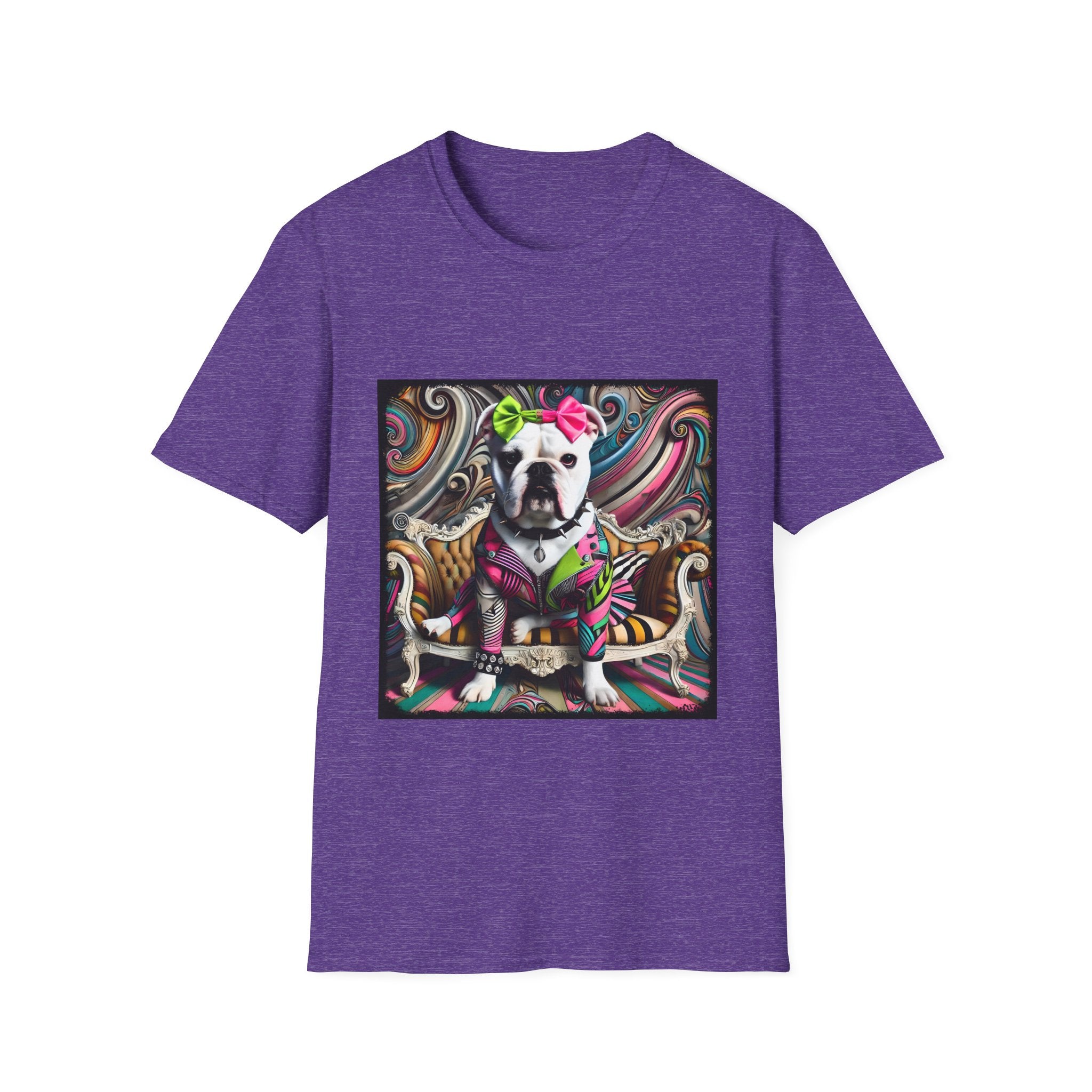 Bulldog Princess Rocker | Unisex Dog T-Shirt