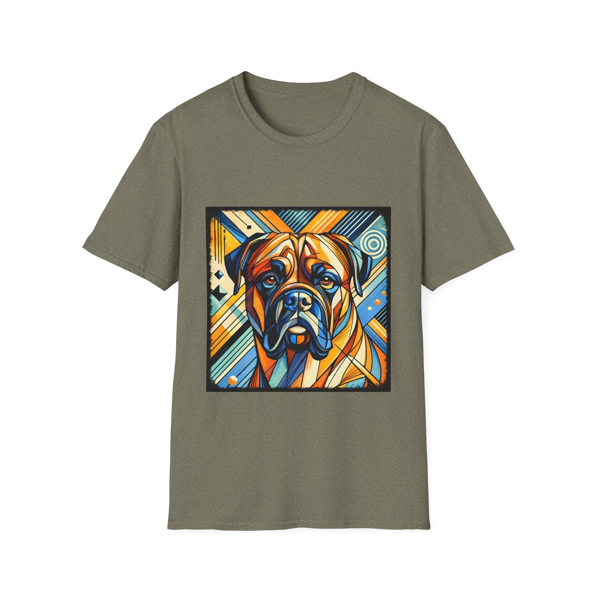 Bullmastiff Warm Geometric | Unisex Dog T-Shirt