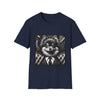 Pomeranian B&W Bold Eyes | Unisex Dog T-Shirt