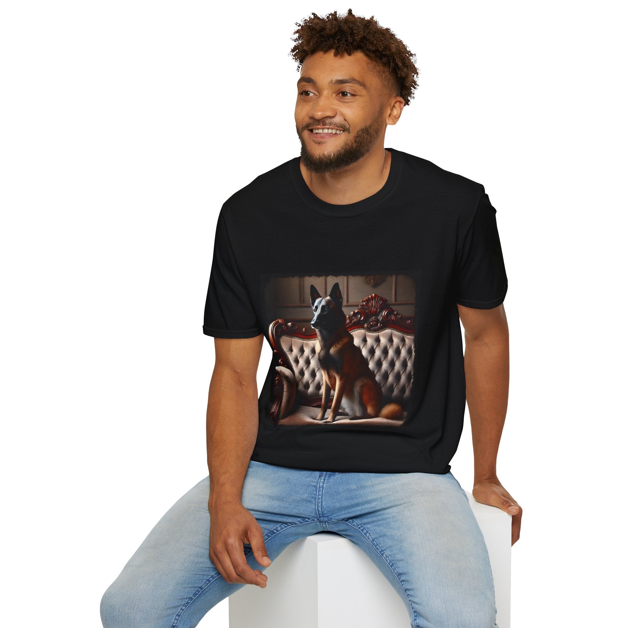 Belgian Malinois Poised Portrait | Unisex Dog T-Shirt