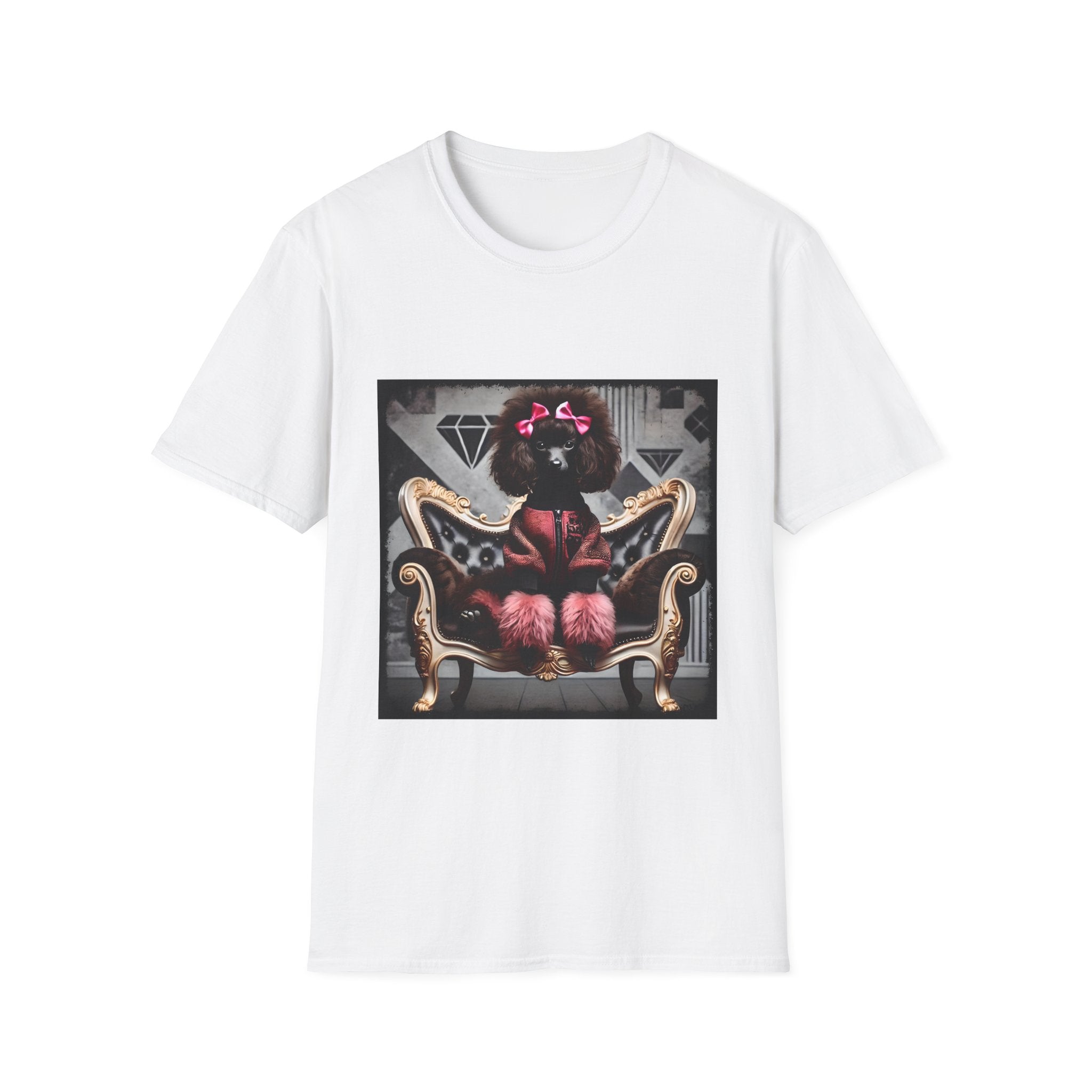 Poodle Pink Icon  | Unisex Dog T-Shirt