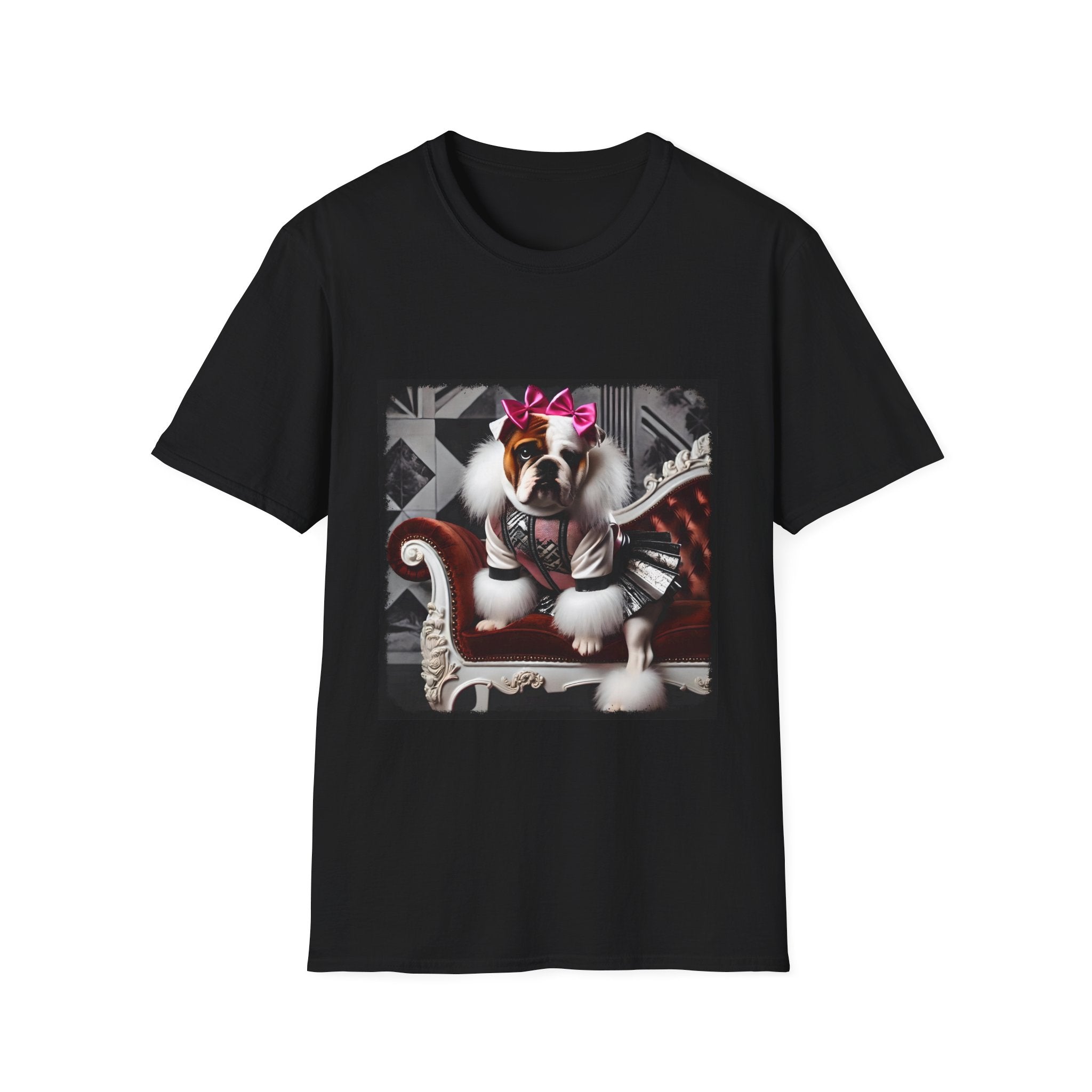 Bulldog Chic Rocker | Unisex Dog T-Shirt