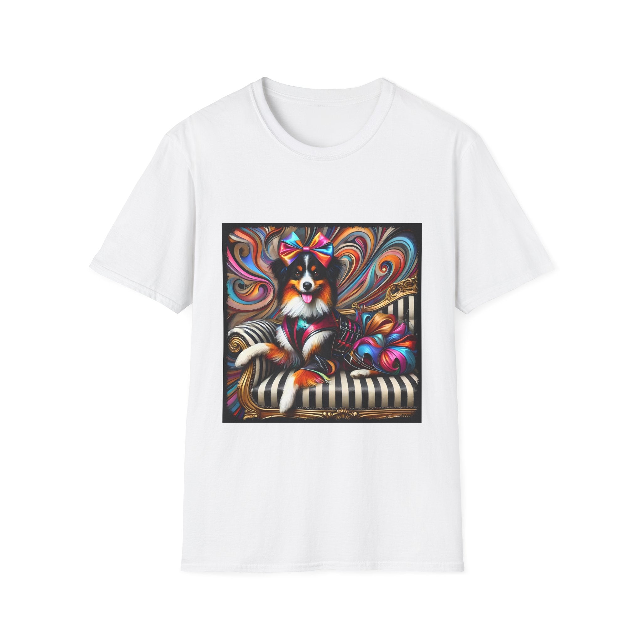 Australian Shepherd Bold Glam Rocker | Unisex Dog T-Shirt