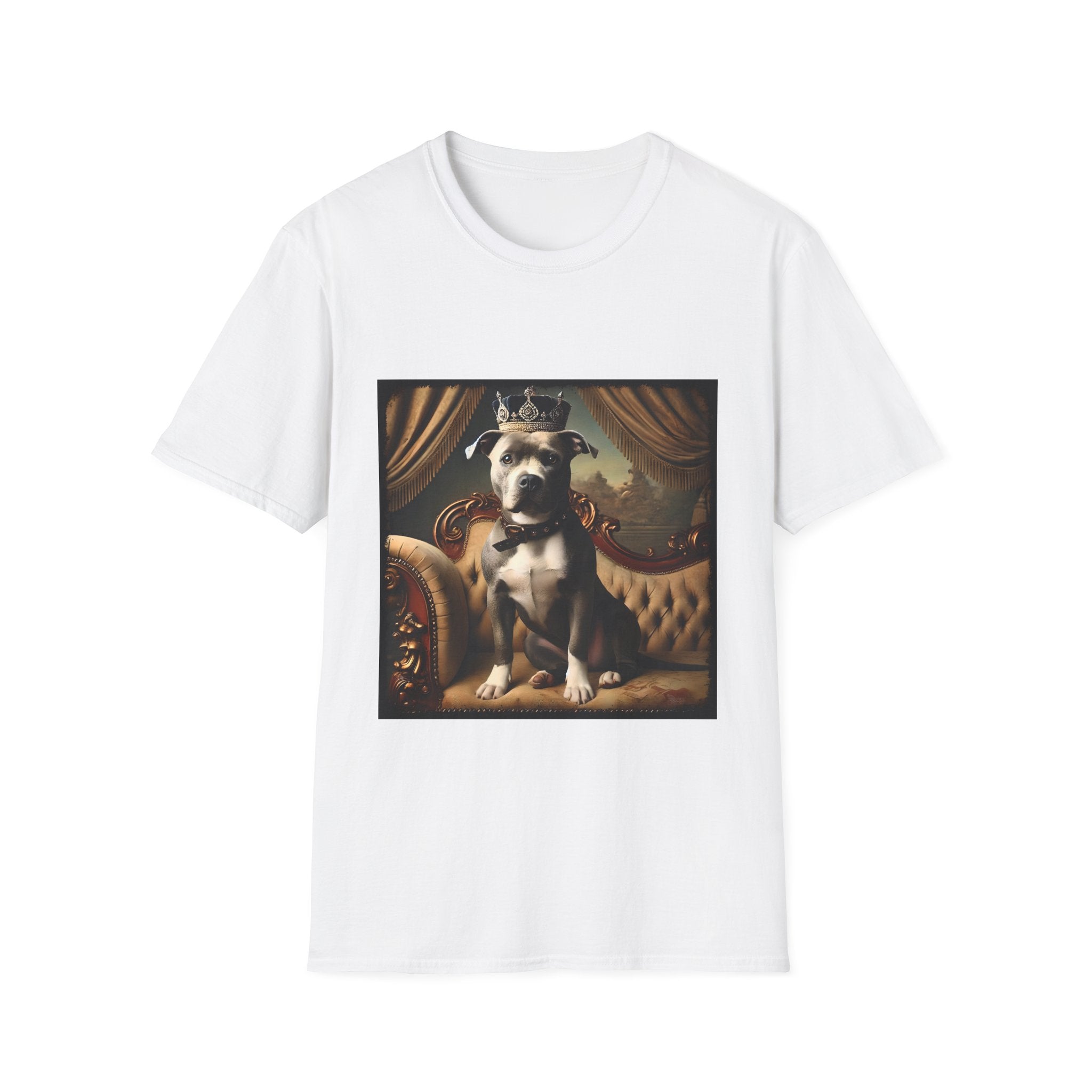 American Pit Bull Terrier Crowned Prince | Unisex Dog T-Shirt