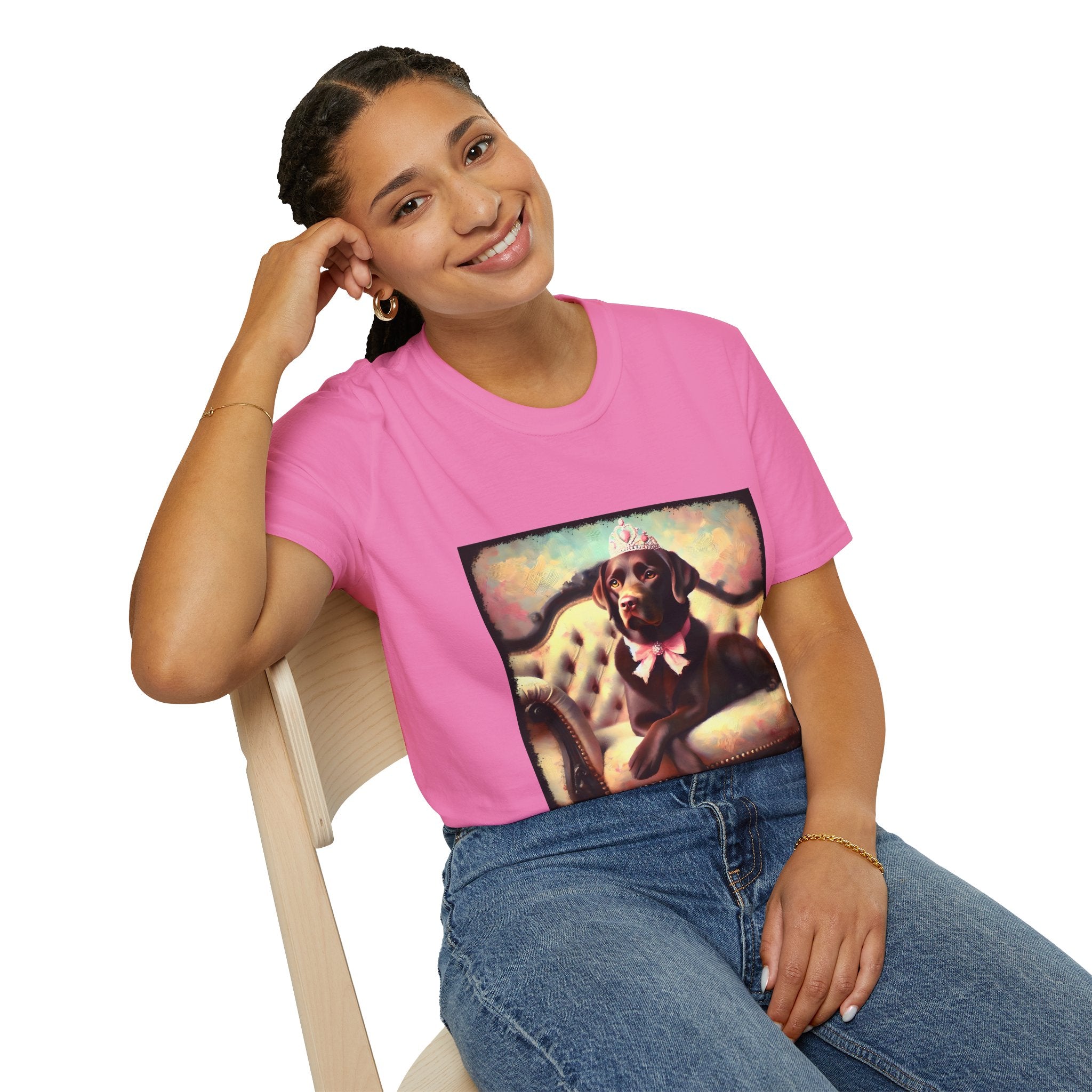 Labrador Retriever Poised Princess Classic | Unisex Dog T-Shirt