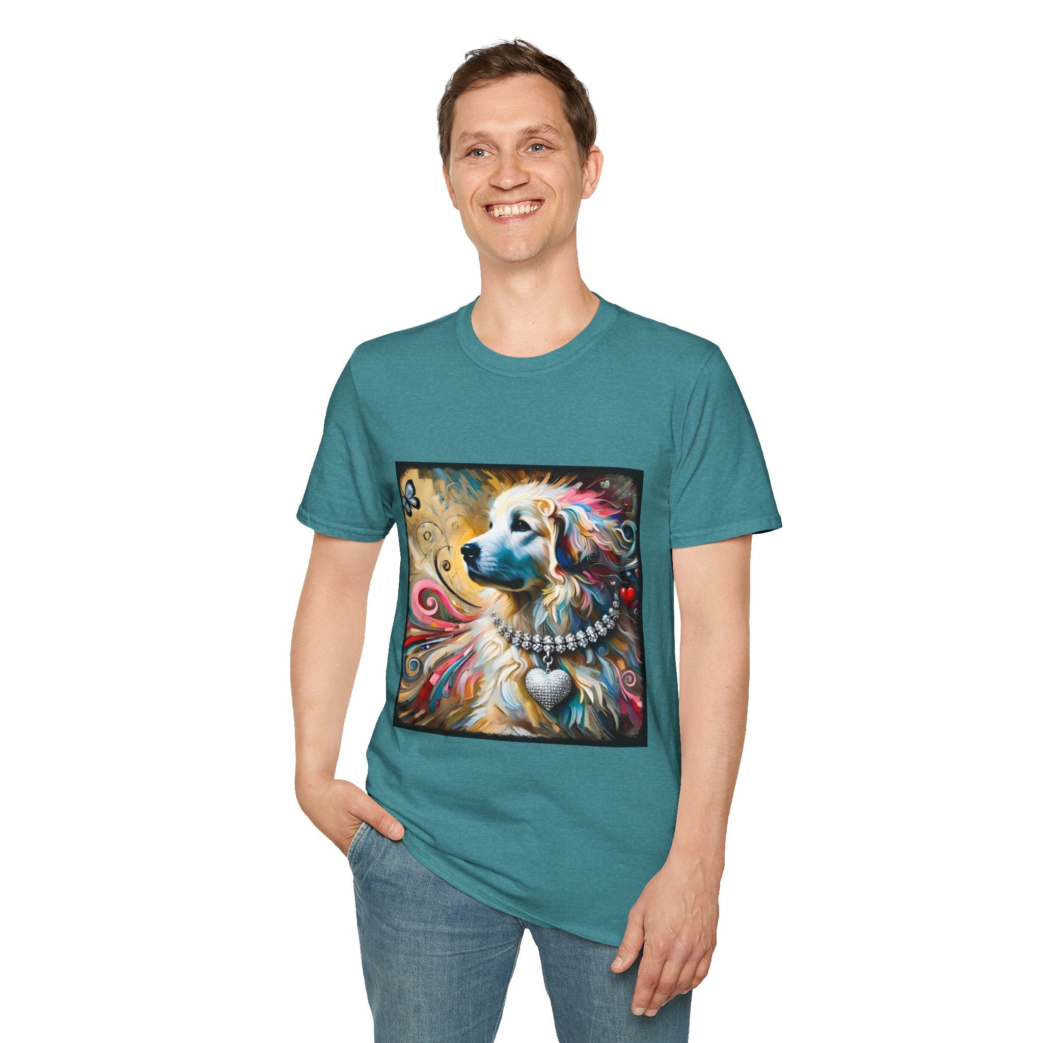 Great Pyrenees Blissful Swirl | Unisex Dog T-Shirt