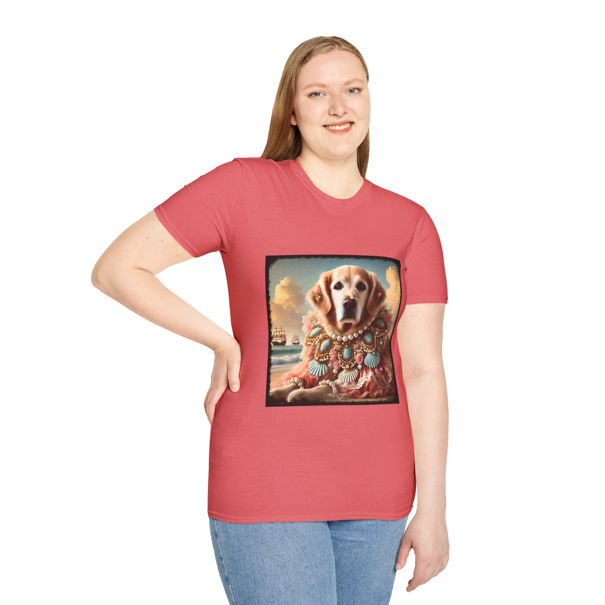 Golden Retriever Beach Beauty | Unisex Dog T-Shirt