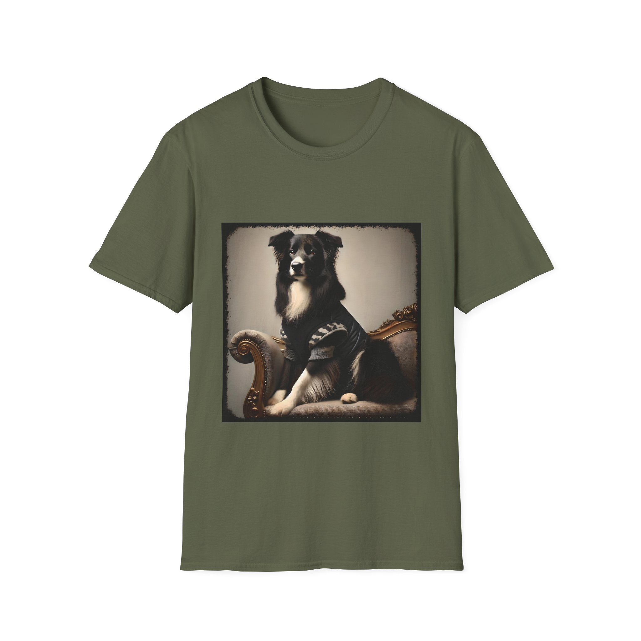 Border Collie Camo Charm | Unisex Dog T-Shirt