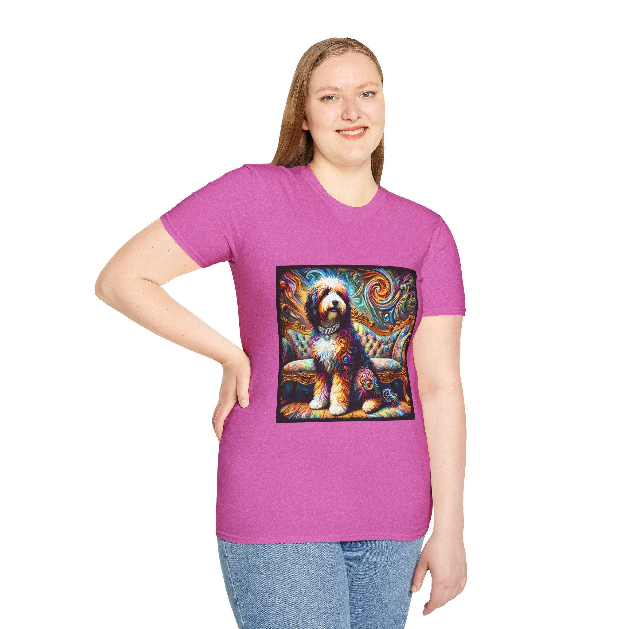 Bernedoodle Vivid Swirl | Unisex Dog T-Shirt