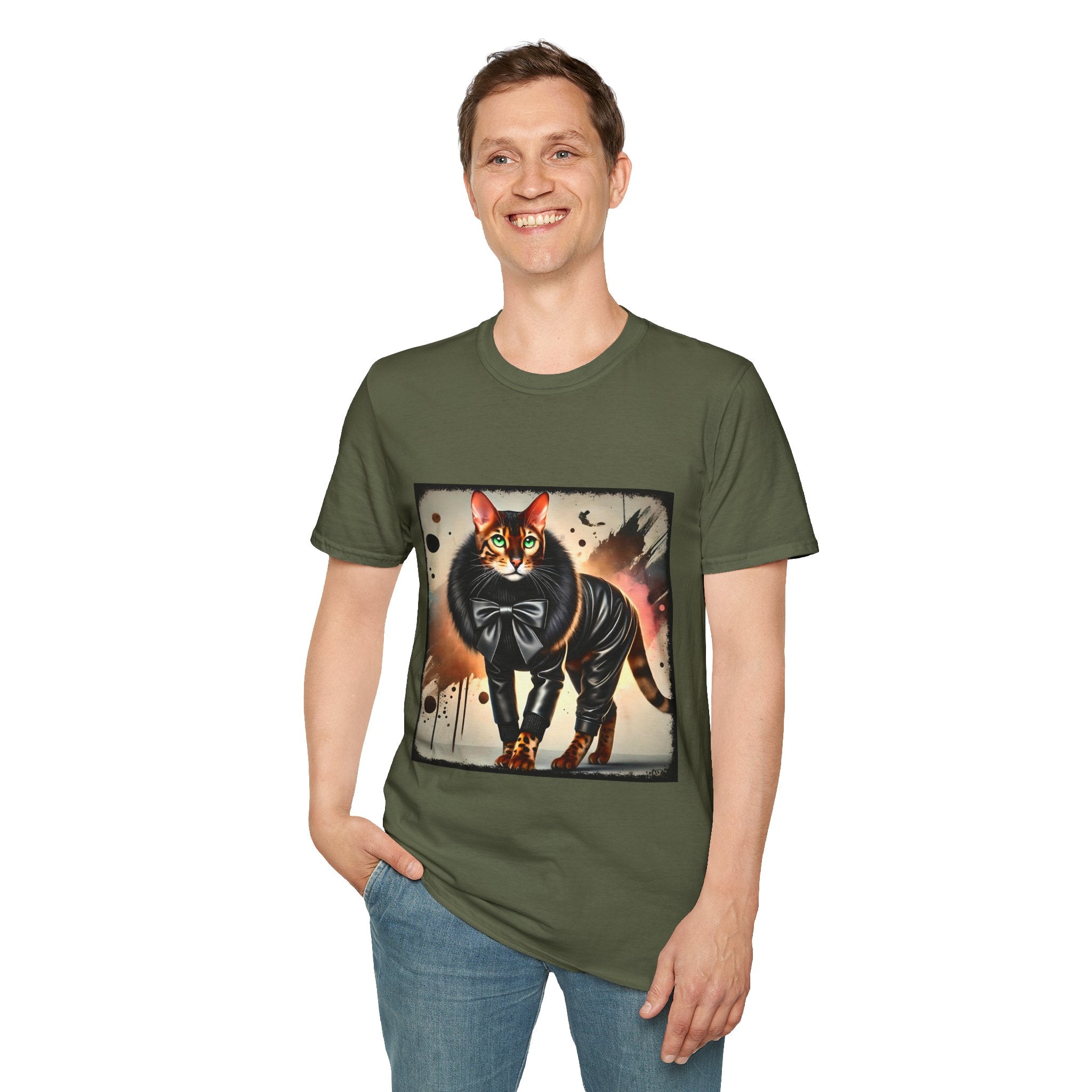 Bengal Cat Bold Muse | Unisex Cat T-Shirt