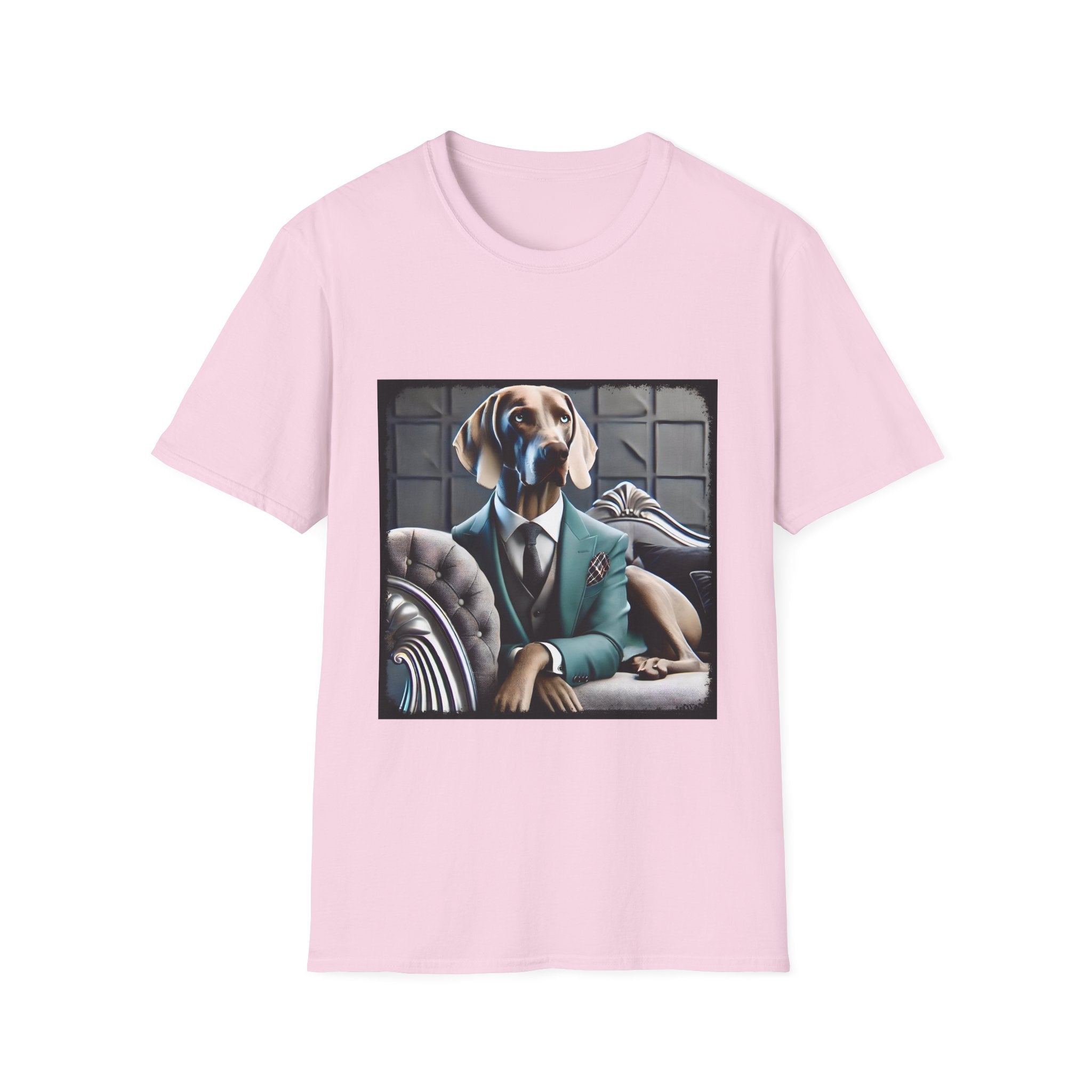 Weimaraner Teal Gent | Unisex Dog T-Shirt