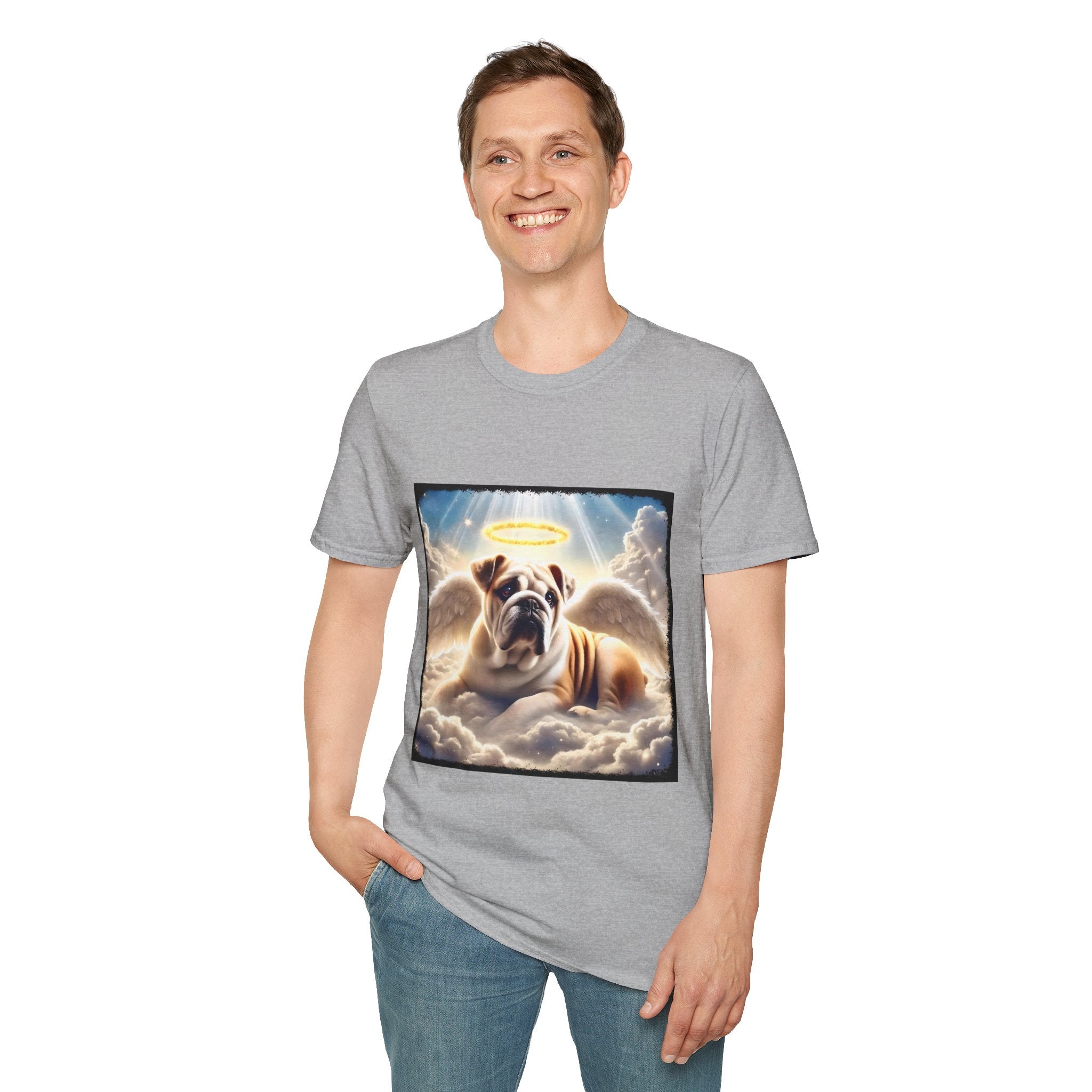 Bulldog Heavenly Angel | Unisex Dog T-Shirt