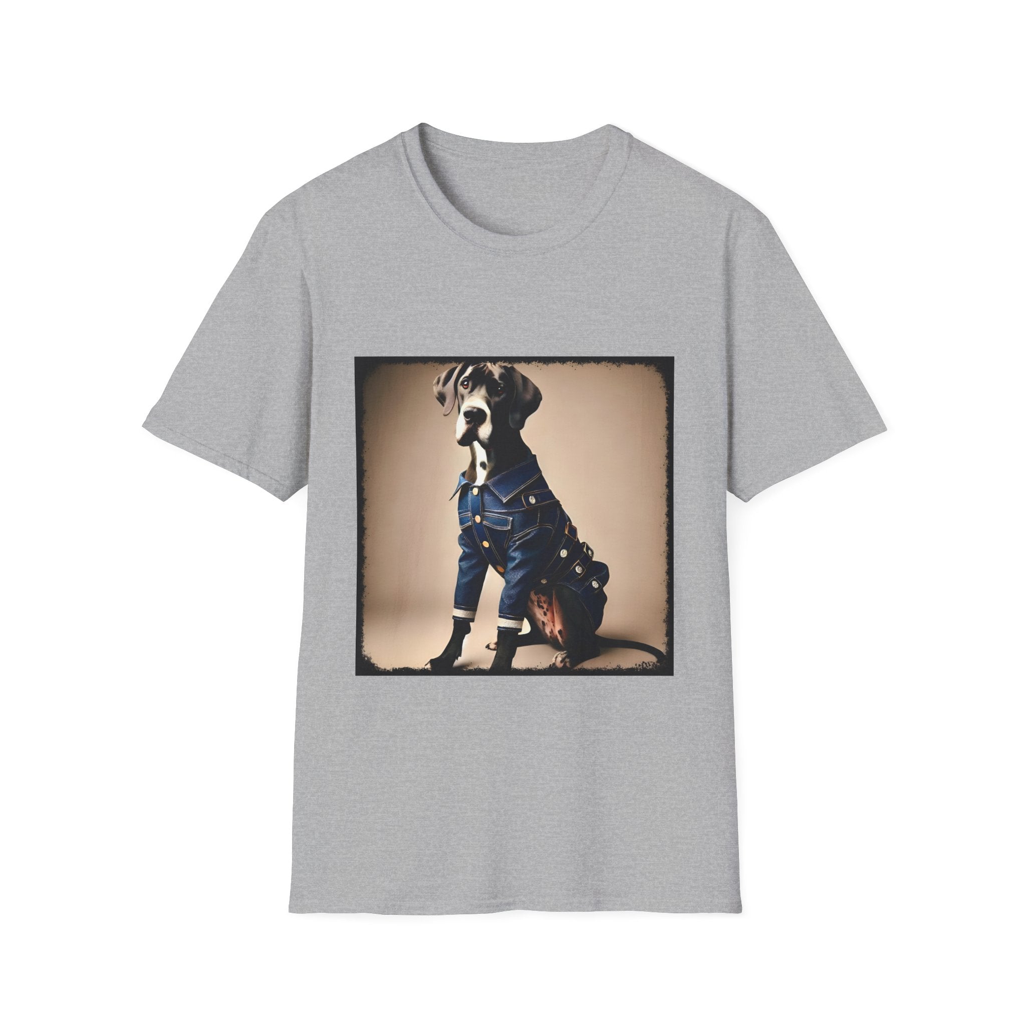 Great Dane Denim Mood | Unisex Dog T-Shirt