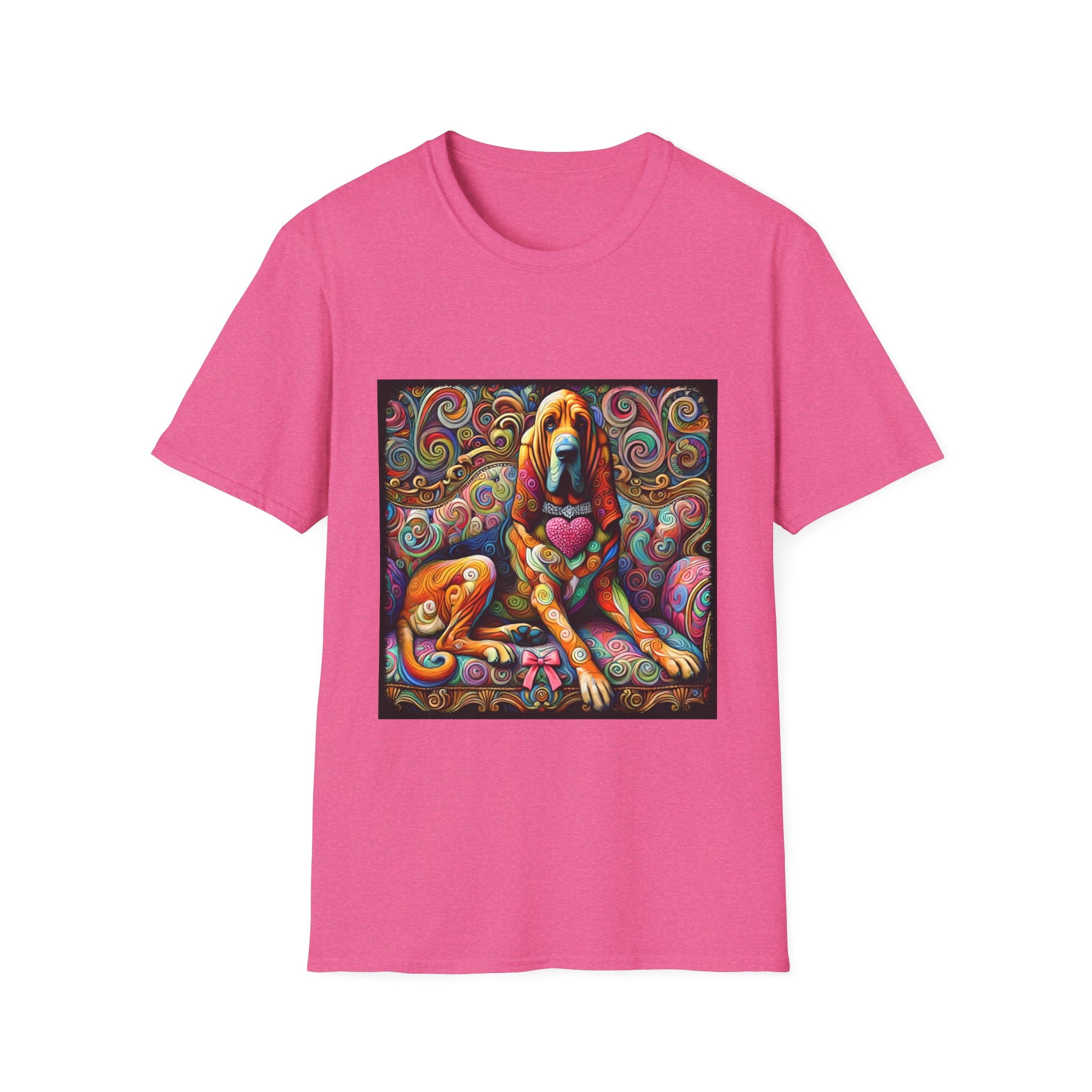 Bloodhound Love Swirl | Unisex Dog T-Shirt