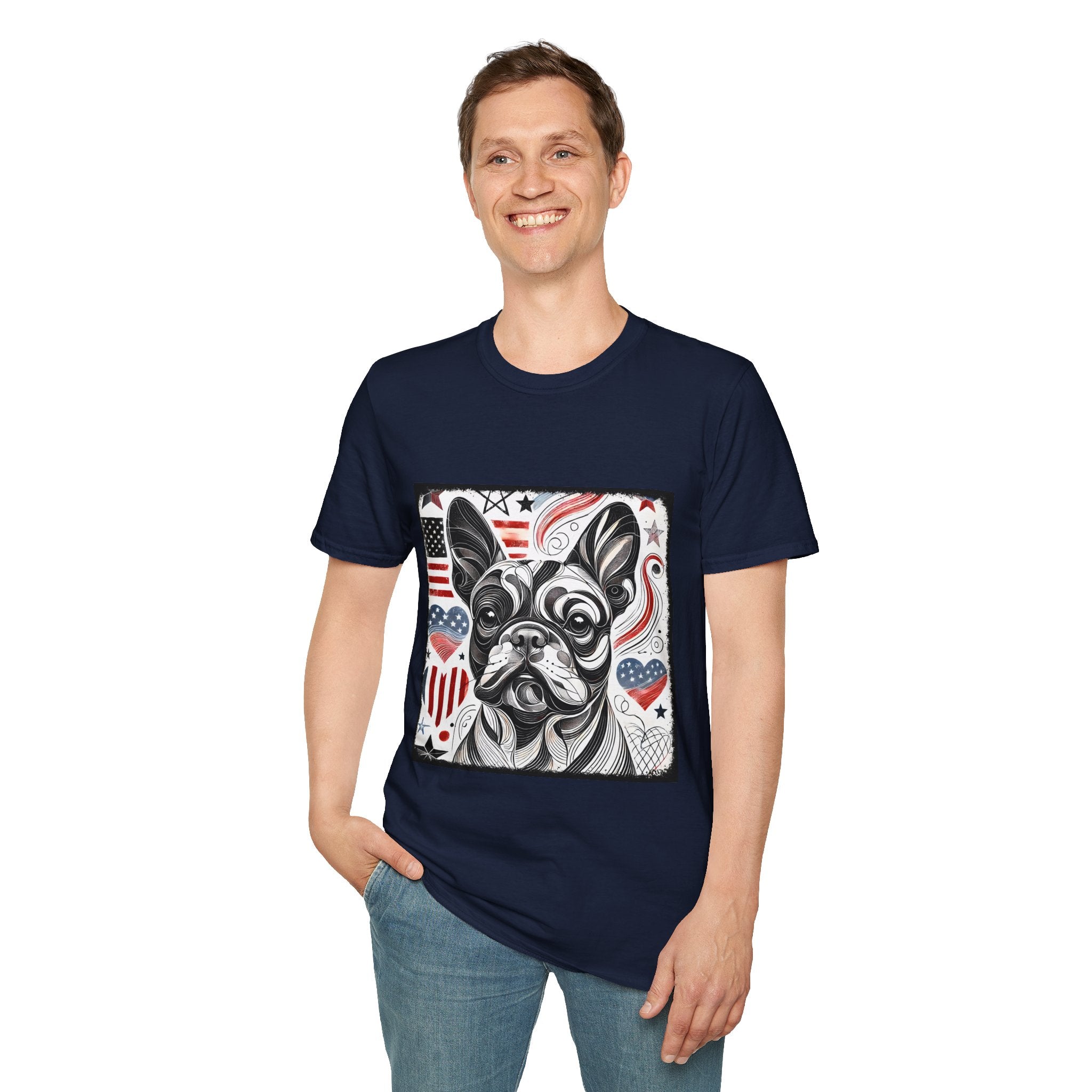 French Bulldog Americana Dream | Unisex Dog T-Shirt