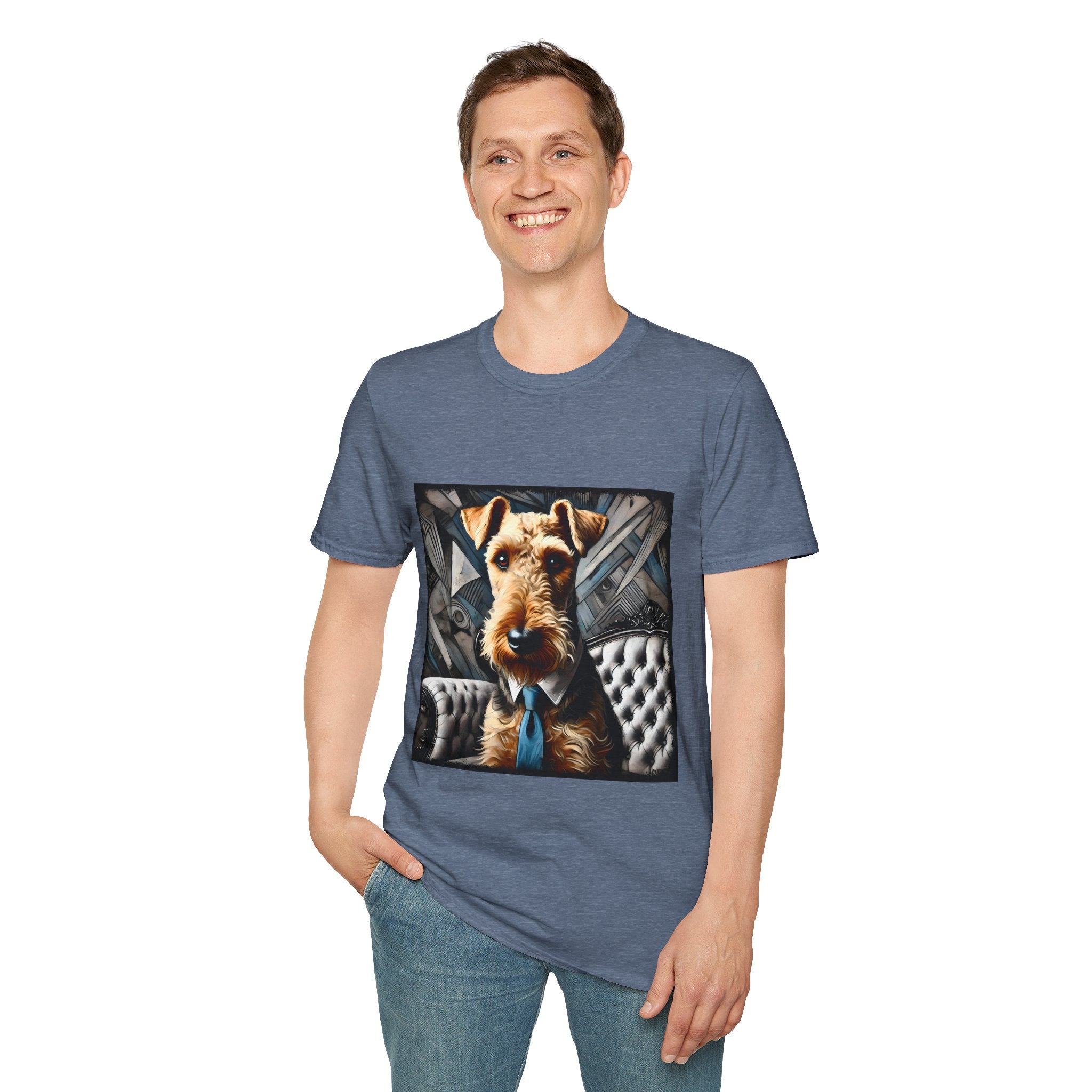 Airedale Terrier Bold Gentleman | Unisex Dog T-Shirt