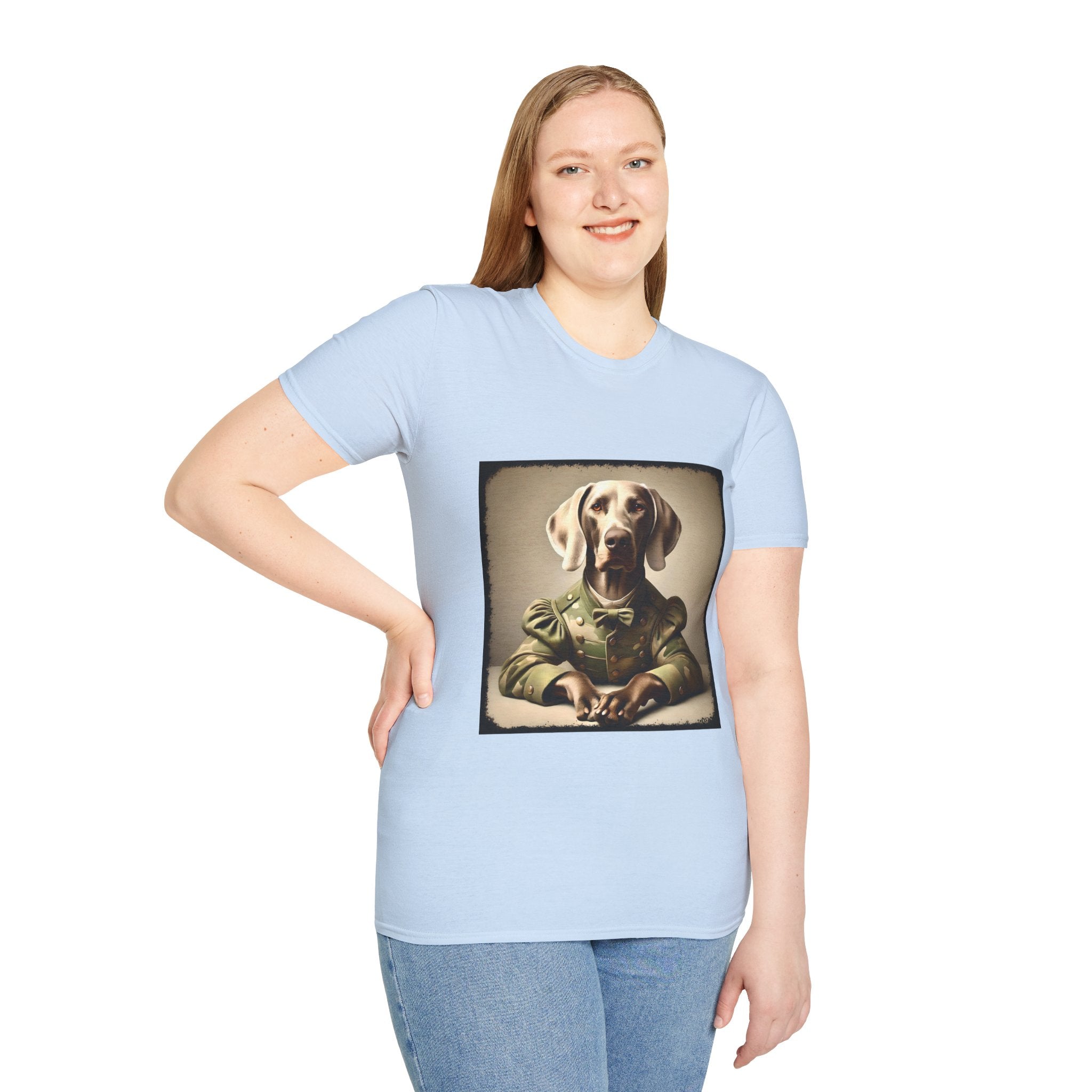 Weimaraner Classic Commander | Unisex Dog T-Shirt