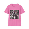Bernedoodle B&W Pink Bold Rocker | Unisex Dog T-Shirt