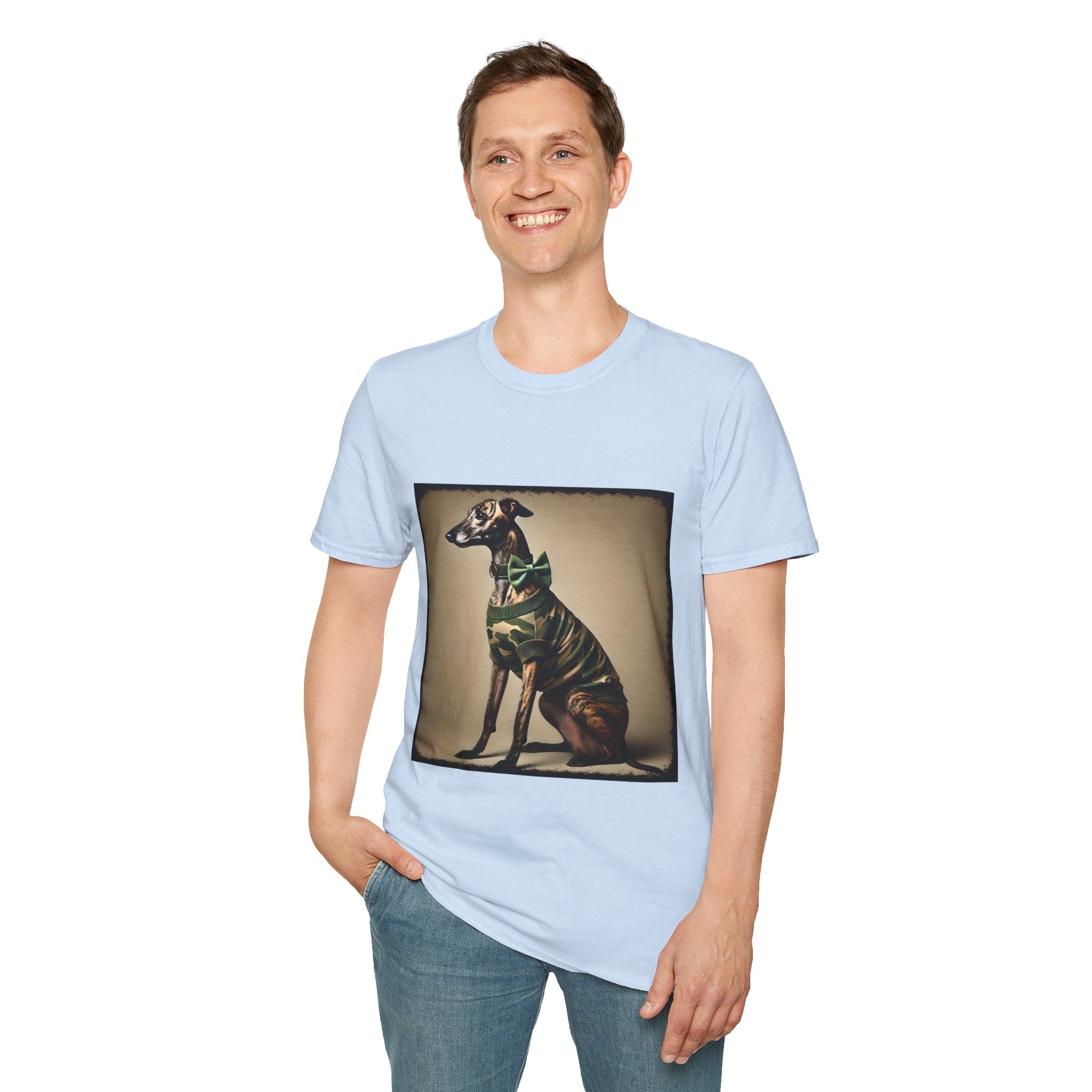 Greyhound Brindle Camo Cutie | Unisex Dog T-Shirt