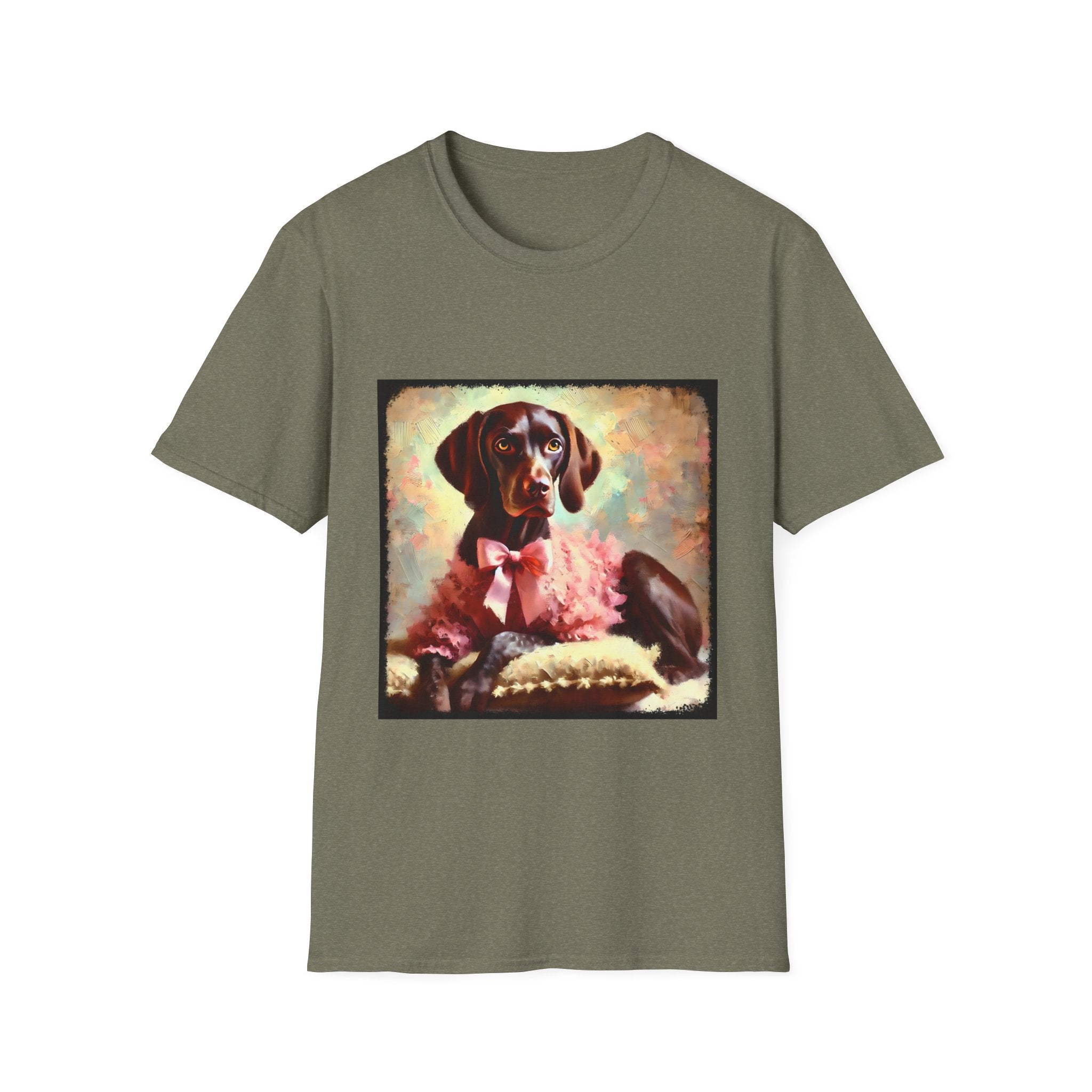 German Shorthaired Pointer Poised Classic | Unisex Dog T-Shirt