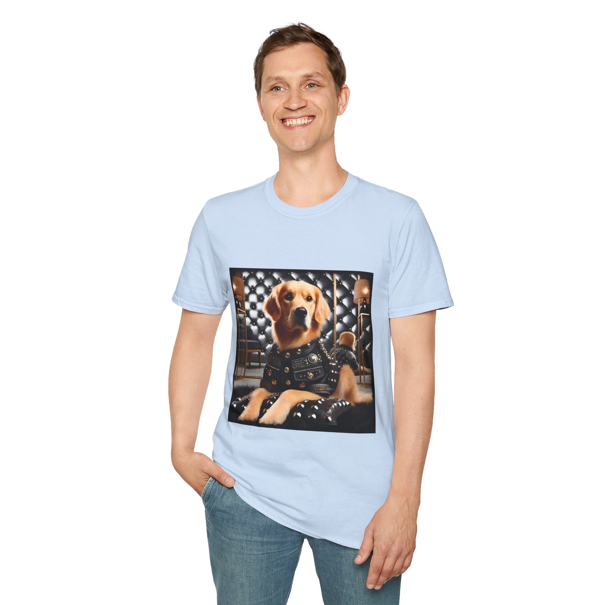 Golden Retriever Grit & Glam  | Unisex Dog T-Shirt