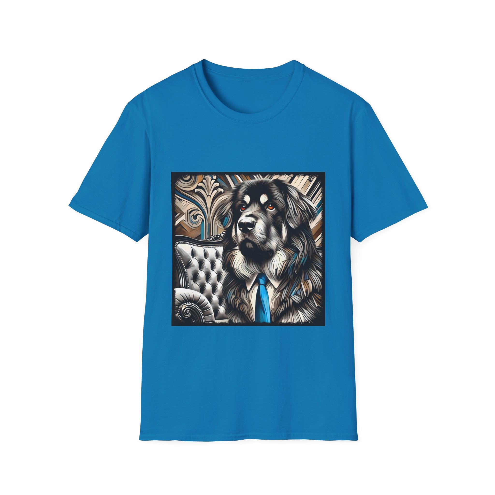 Tibetan Mastiff B&W Bold Eyes | Unisex Dog T-Shirt