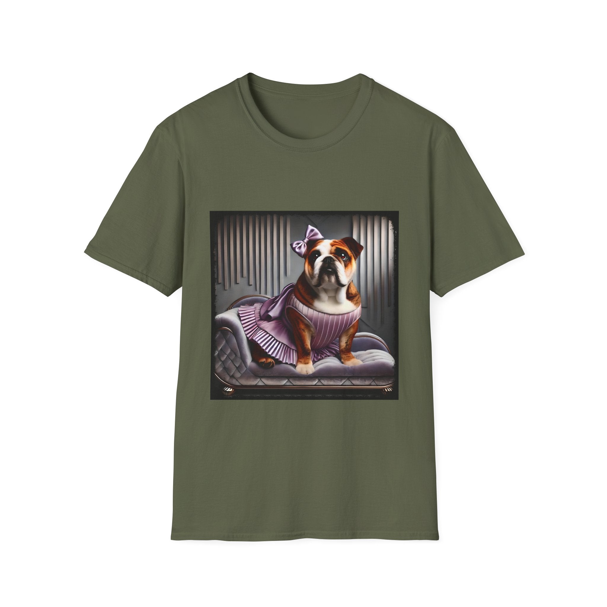 Bulldog Lilac Lovey | Unisex Dog T-Shirt
