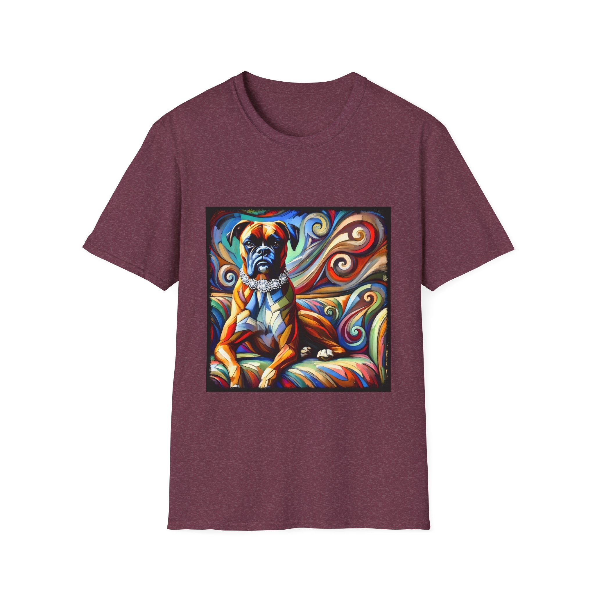 Boxer Diamond Swirl | Unisex Dog T-Shirt