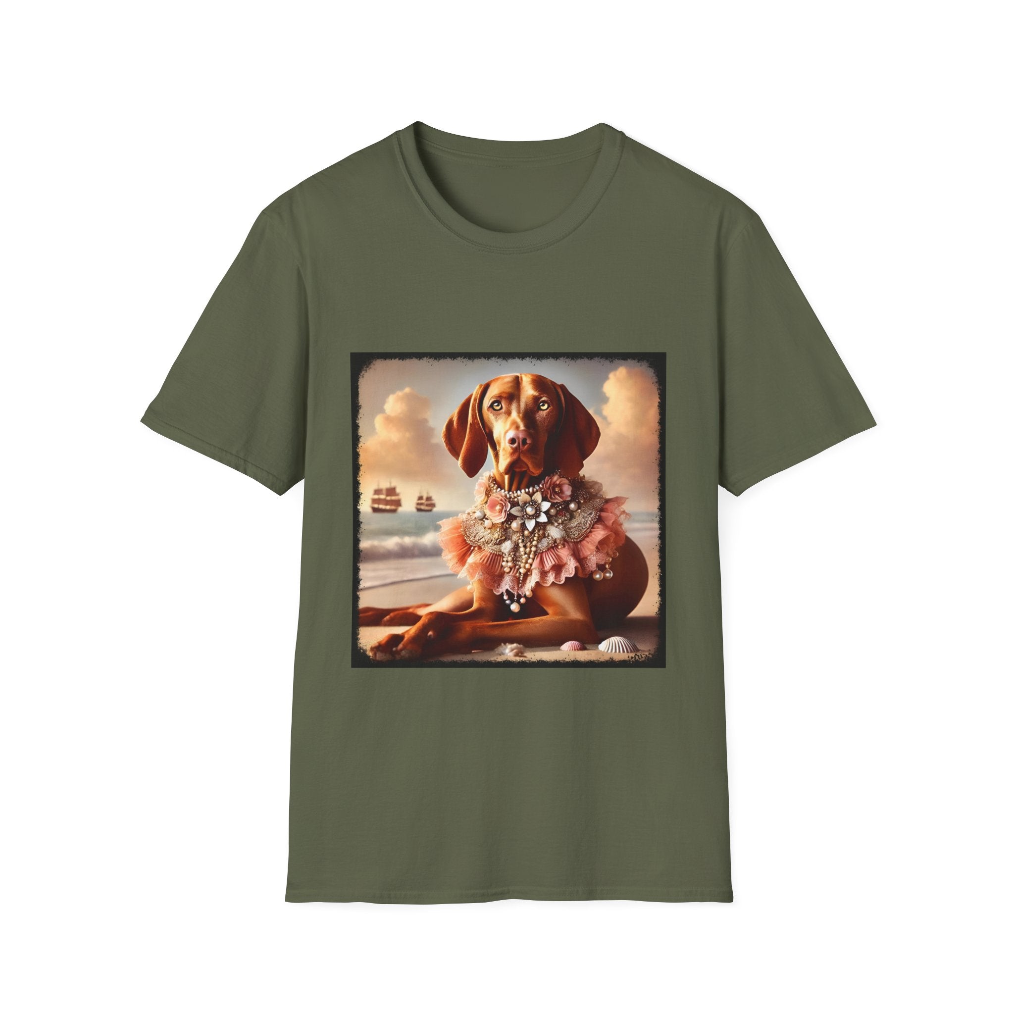 Vizsla Beach Beauty | Unisex Dog T-Shirt