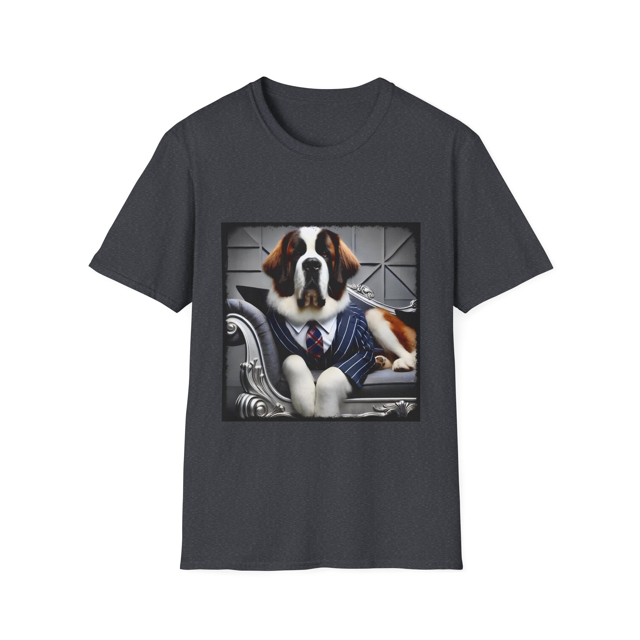 Saint Bernard Tux Luxe | Unisex Dog T-Shirt